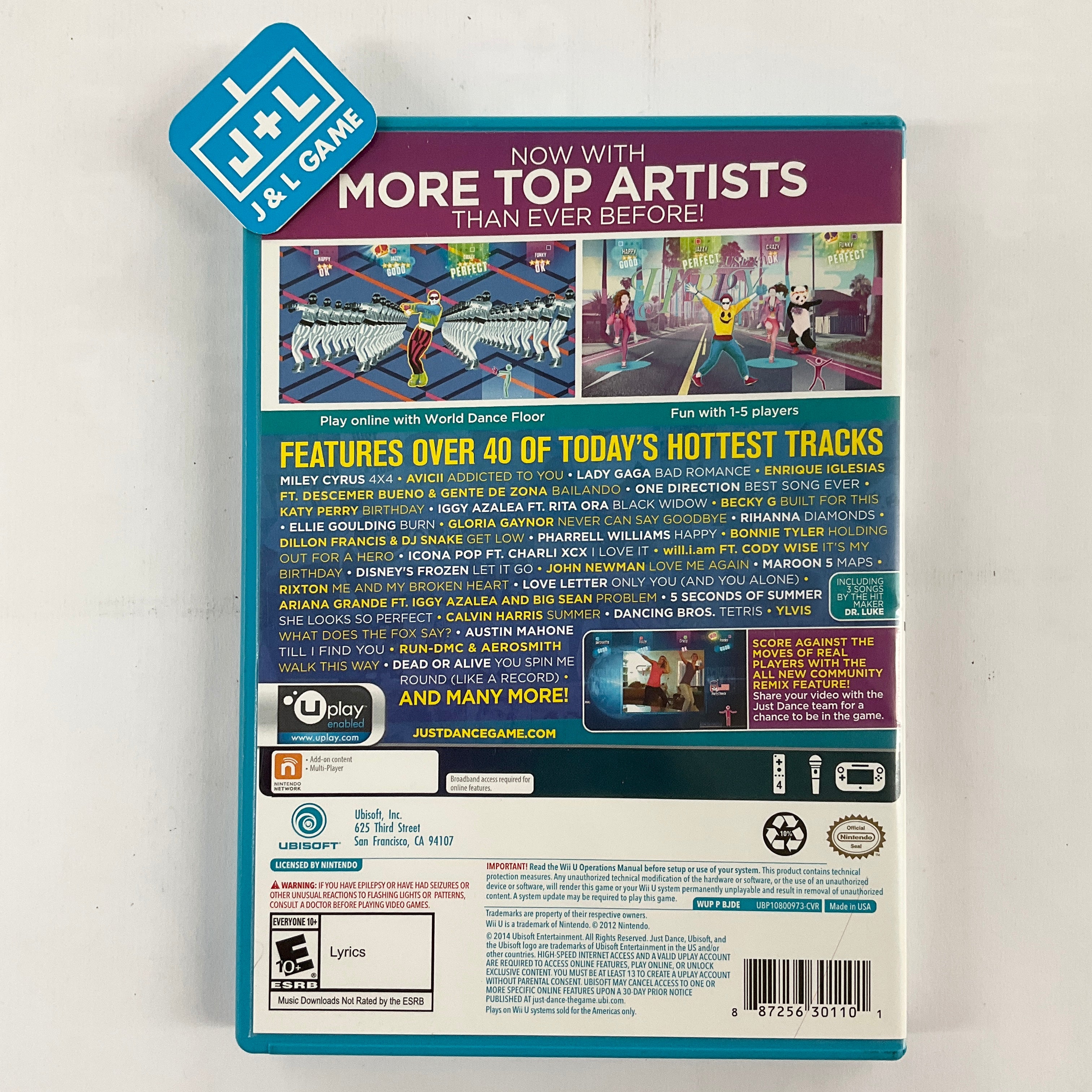 Just Dance 2015 - Nintendo Wii U [Pre-Owned] | J&L Game