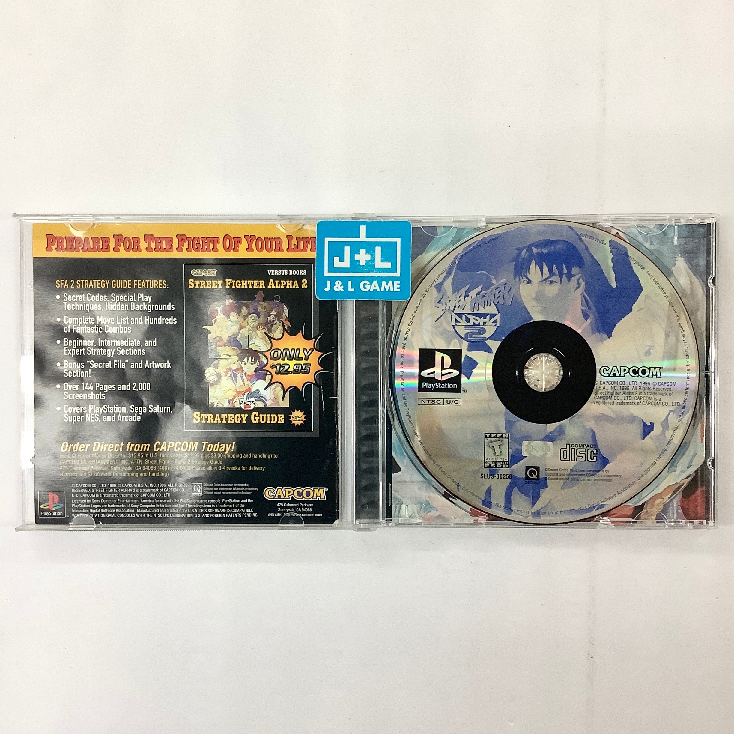 Street Fighter Alpha 2 - (PS1) PlayStation 1 [Pre-Owned] Video Games Capcom   
