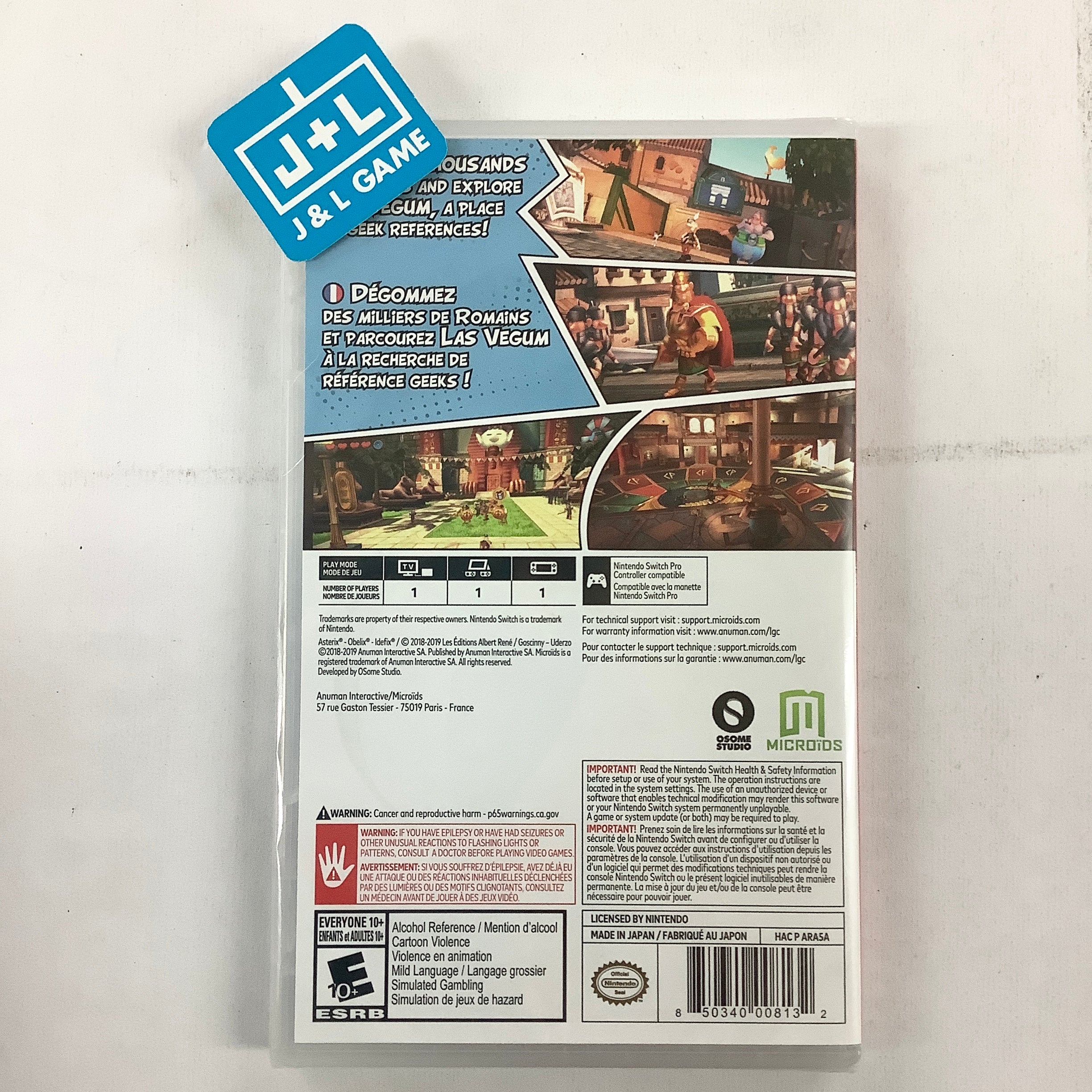 Roman Rumble In Las Vegum - Asterix & Obelix XXL 2 - (NSW) Nintendo Switch Video Games Microids   