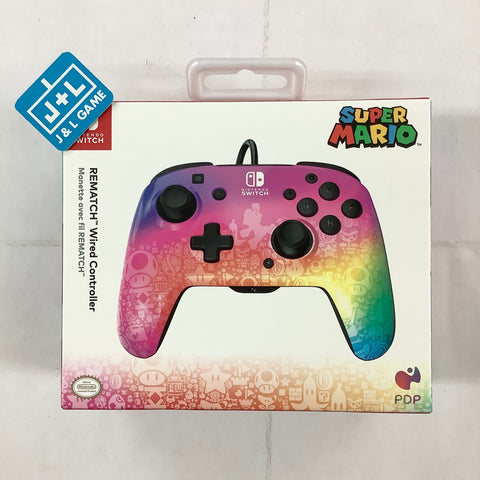 PDP REMATCH Wired Controller for Nintendo Switch/ Lite/ OLED (Star Spectrum) - (NSW) Nintendo Switch Accessories PDP   