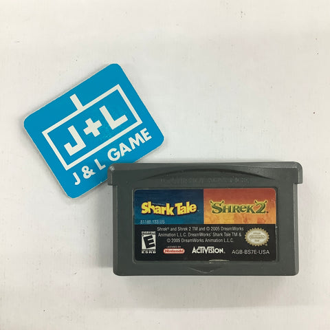 2 In 1 Game Pack: Shrek 2 / Shark Tale - (GBA) Game Boy Advance [Pre-Owned] Video Games Activision   