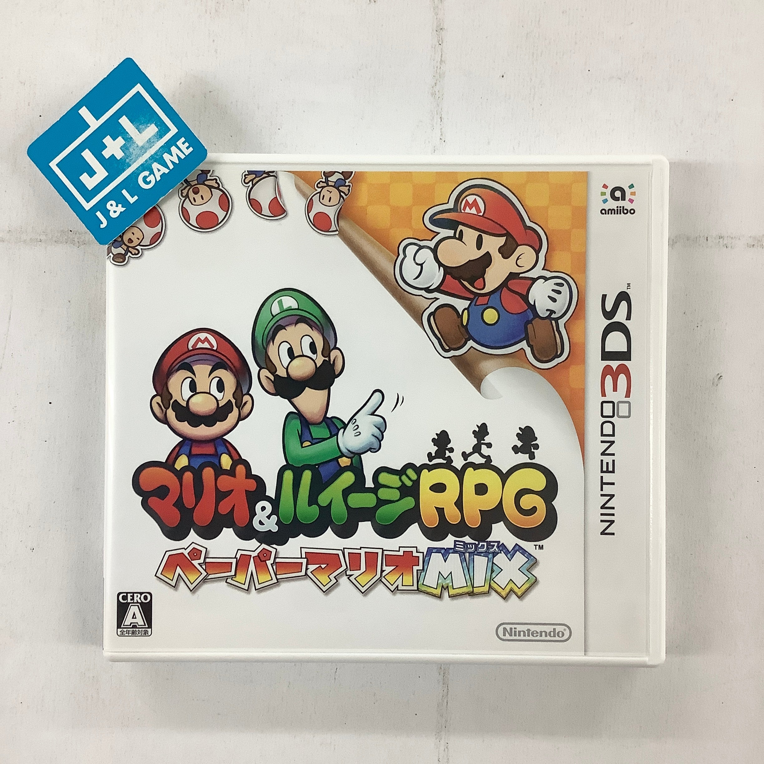 Mario & Luigi RPG Paper Mario MIX - Nintendo 3DS [Pre-Owned] (Japanese Import) Video Games Nintendo   