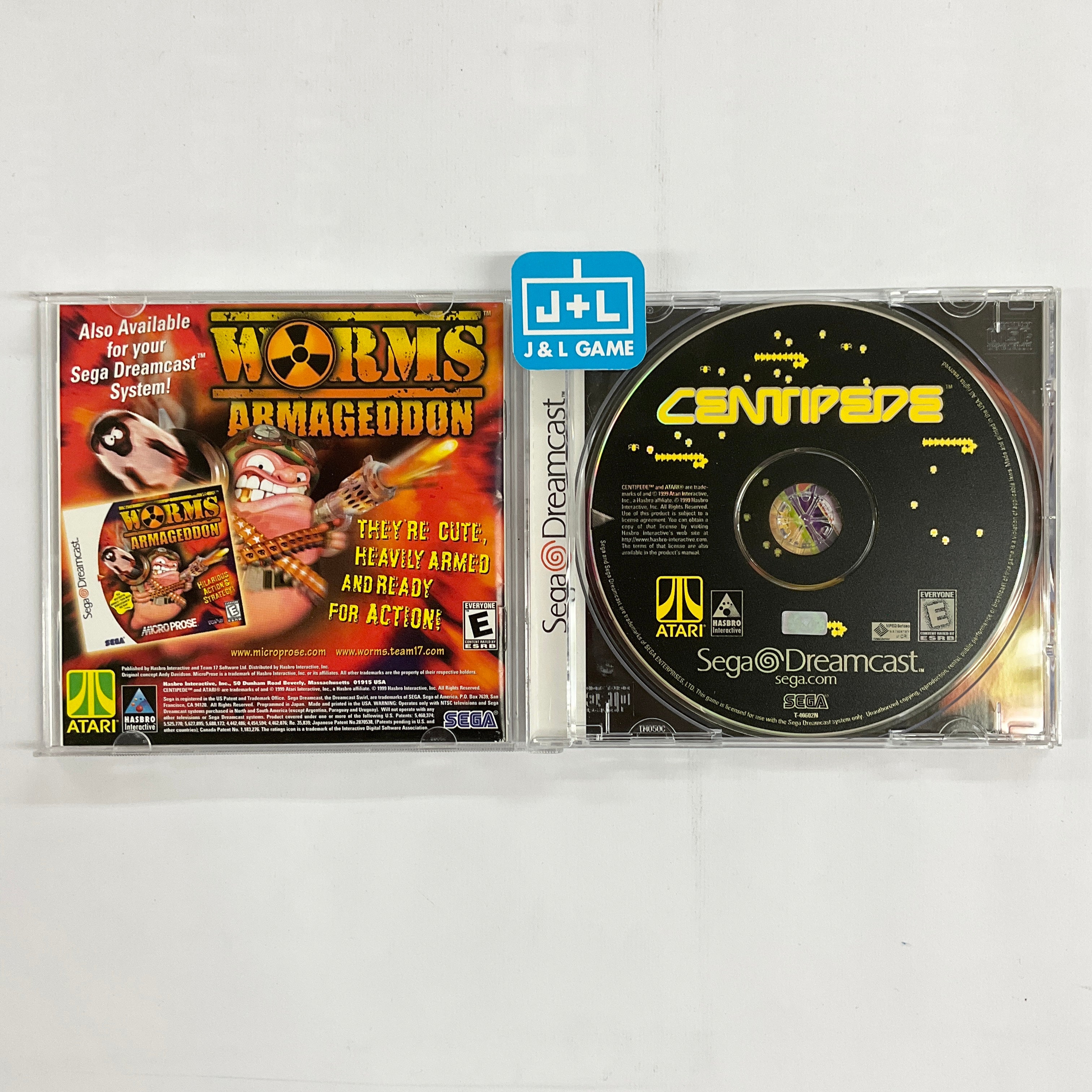 Centipede - (DC) SEGA Dreamcast [Pre-Owned] Video Games Hasbro Interactive   