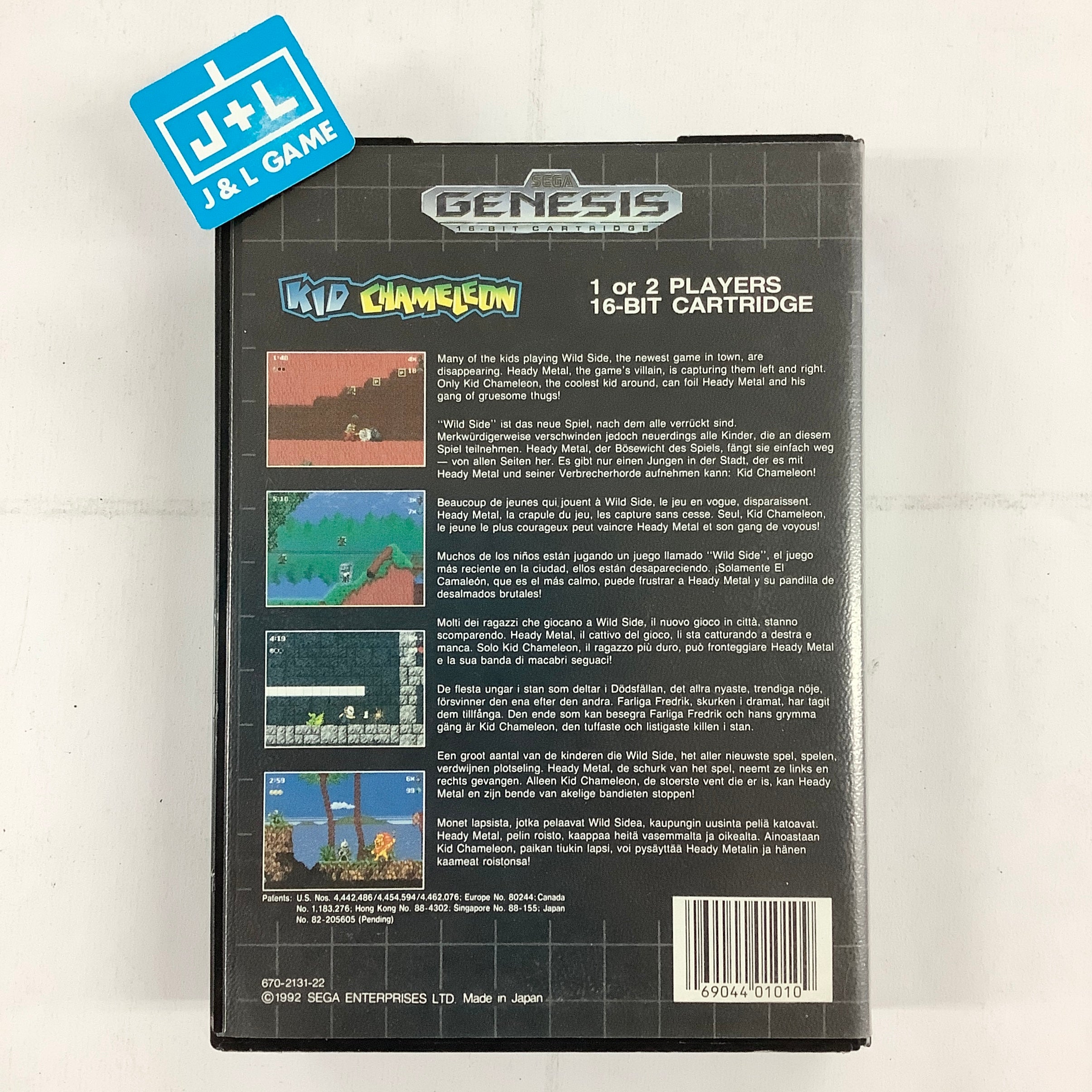 Kid Chameleon - (SG) SEGA Genesis [Pre-Owned] Video Games Sega   