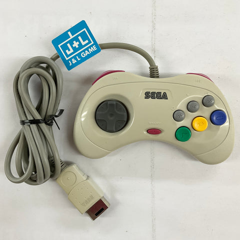 Sega Saturn Official Controller Pad (White) - (SS) Sega Saturn [Pre-Owned] Accessories SEGA   