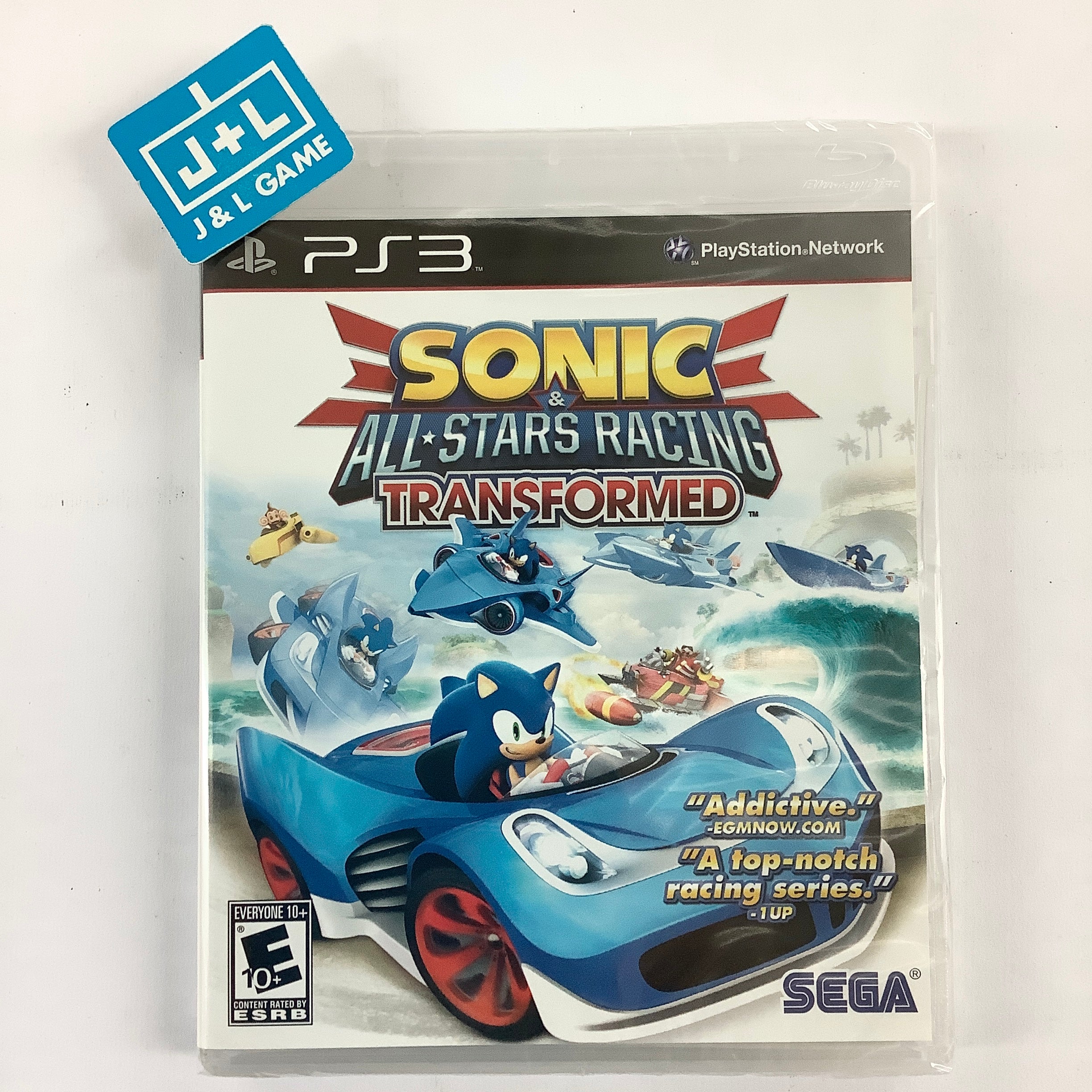 Sonic & All-Stars Racing Transformed - (PS3) PlayStation 3 Video Games SEGA   