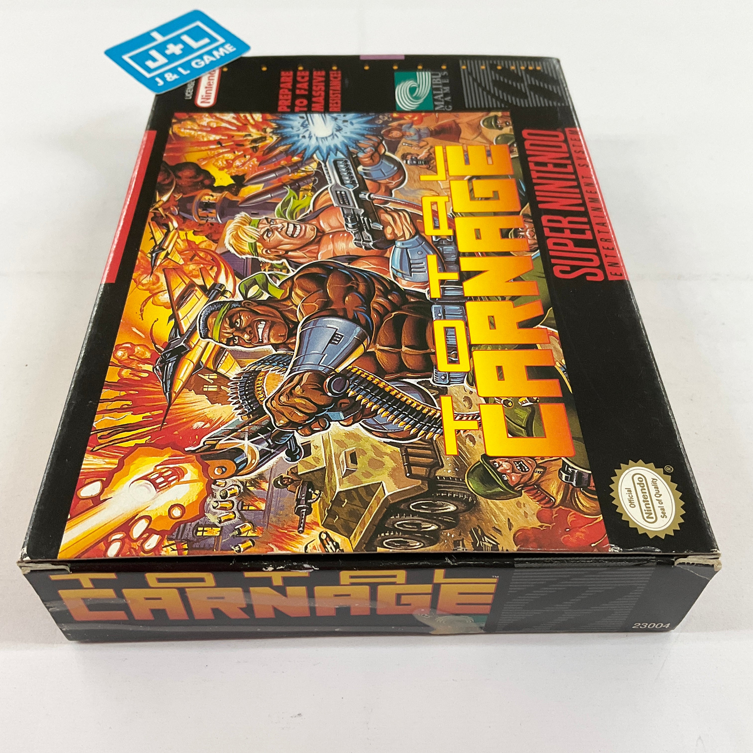 Total Carnage - (SNES) Super Nintendo [Pre-Owned] Video Games Malibu   