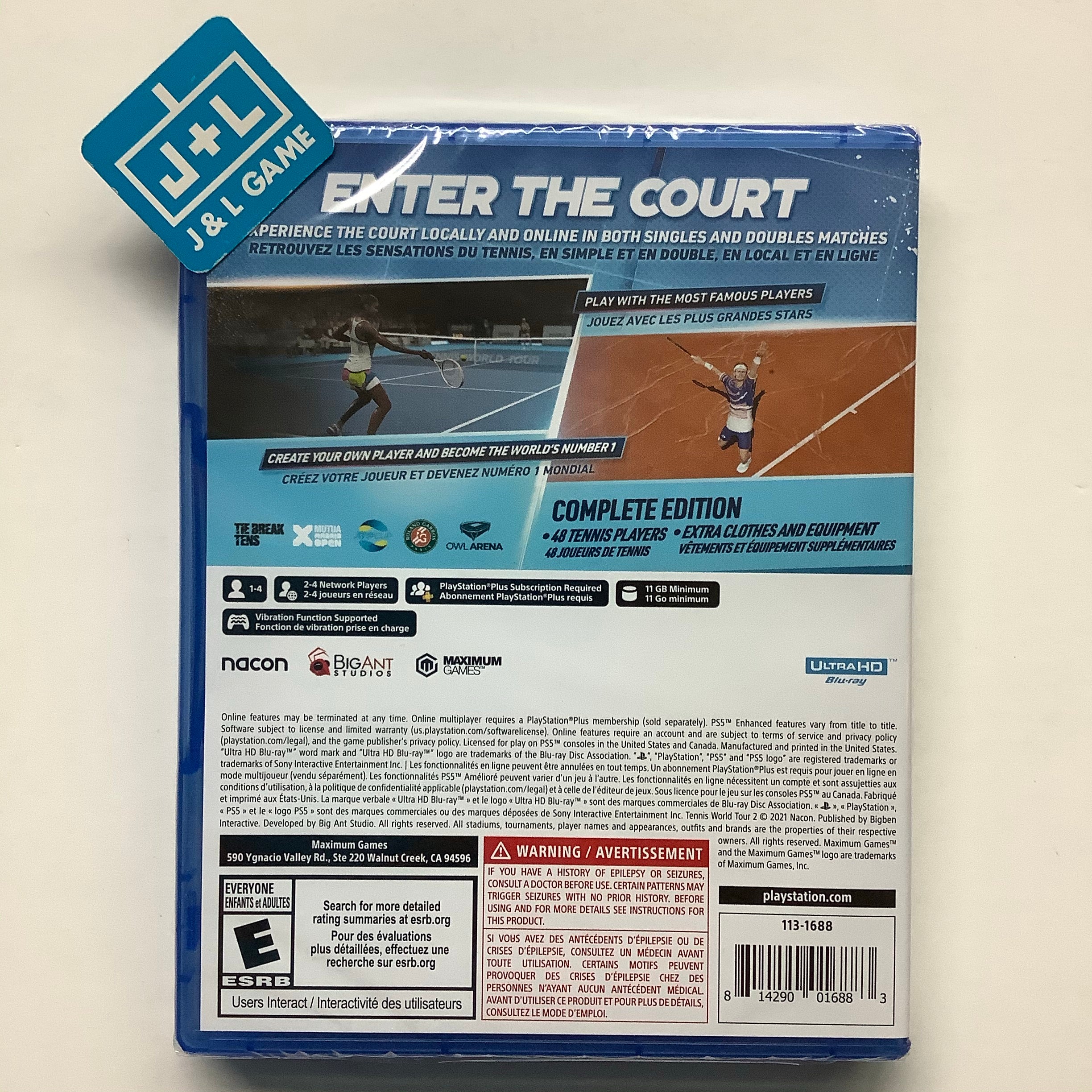 Tennis World Tour 2 - (PS5) PlayStation 5 Video Games NACON   