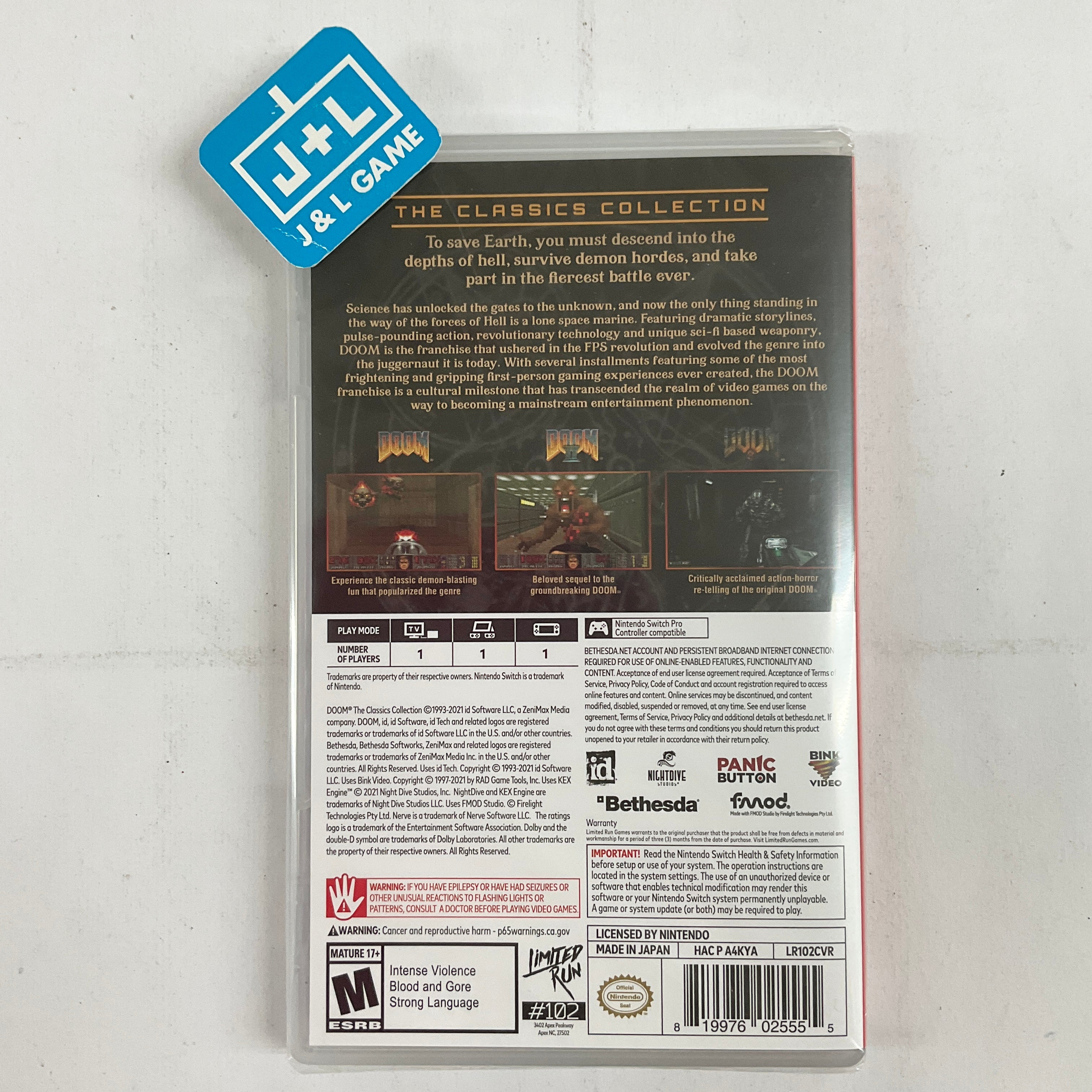 Doom: The Classics Collection (Limited Run #102) - (NSW