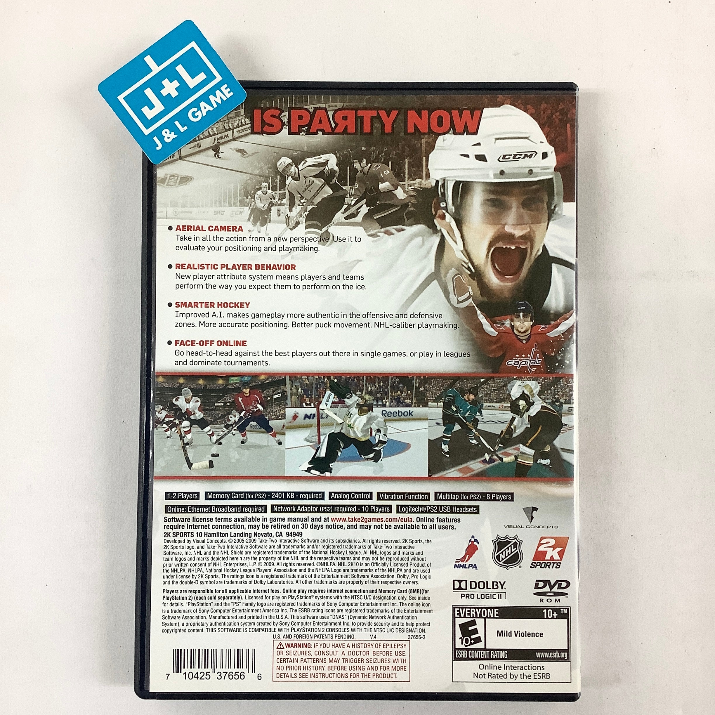 NHL 2K10 - (PS2) PlayStation 2 [Pre-Owned] Video Games Take-Two Interactive   