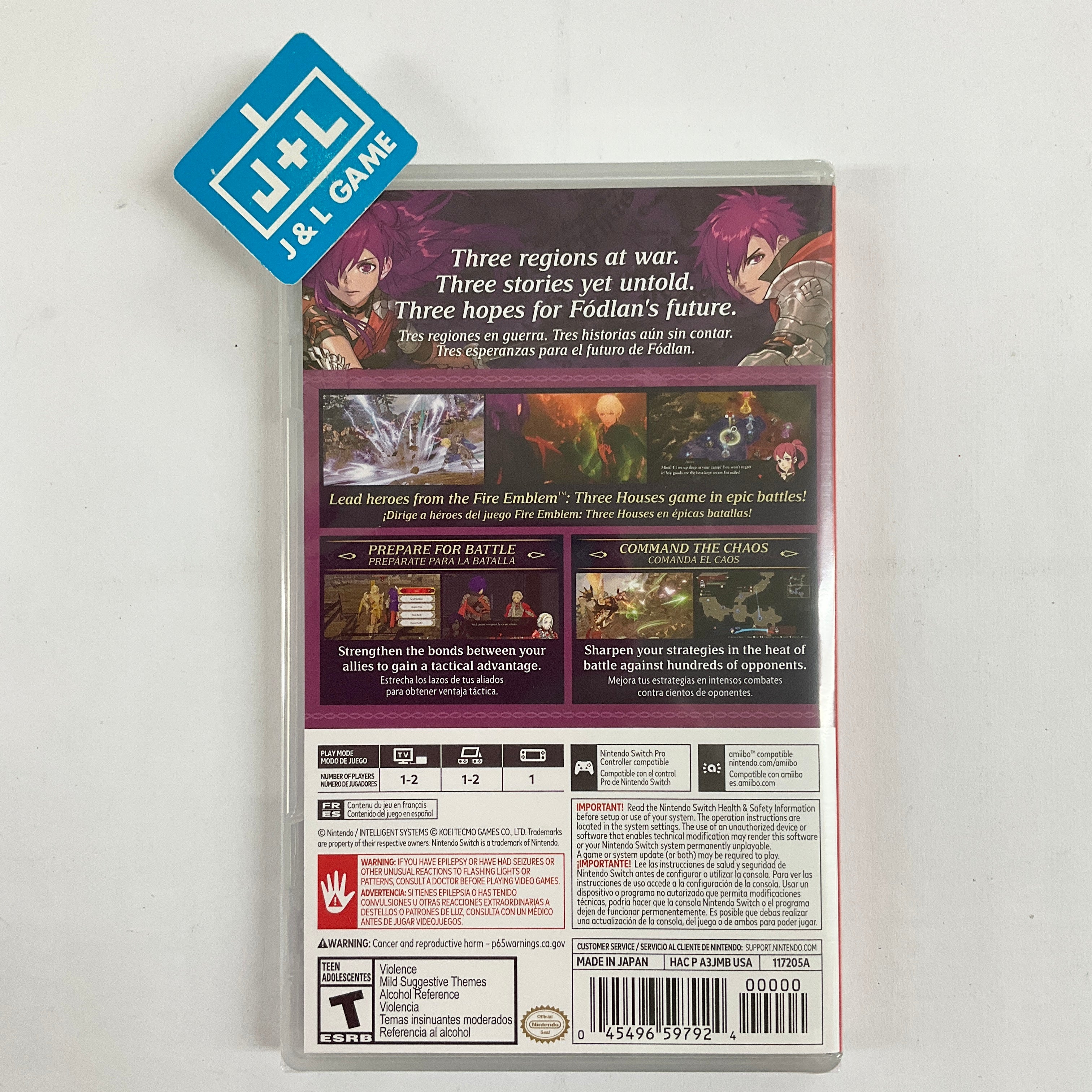 Fire Emblem Warriors: Three Hopes - (NSW) Nintendo Switch Video Games Nintendo   