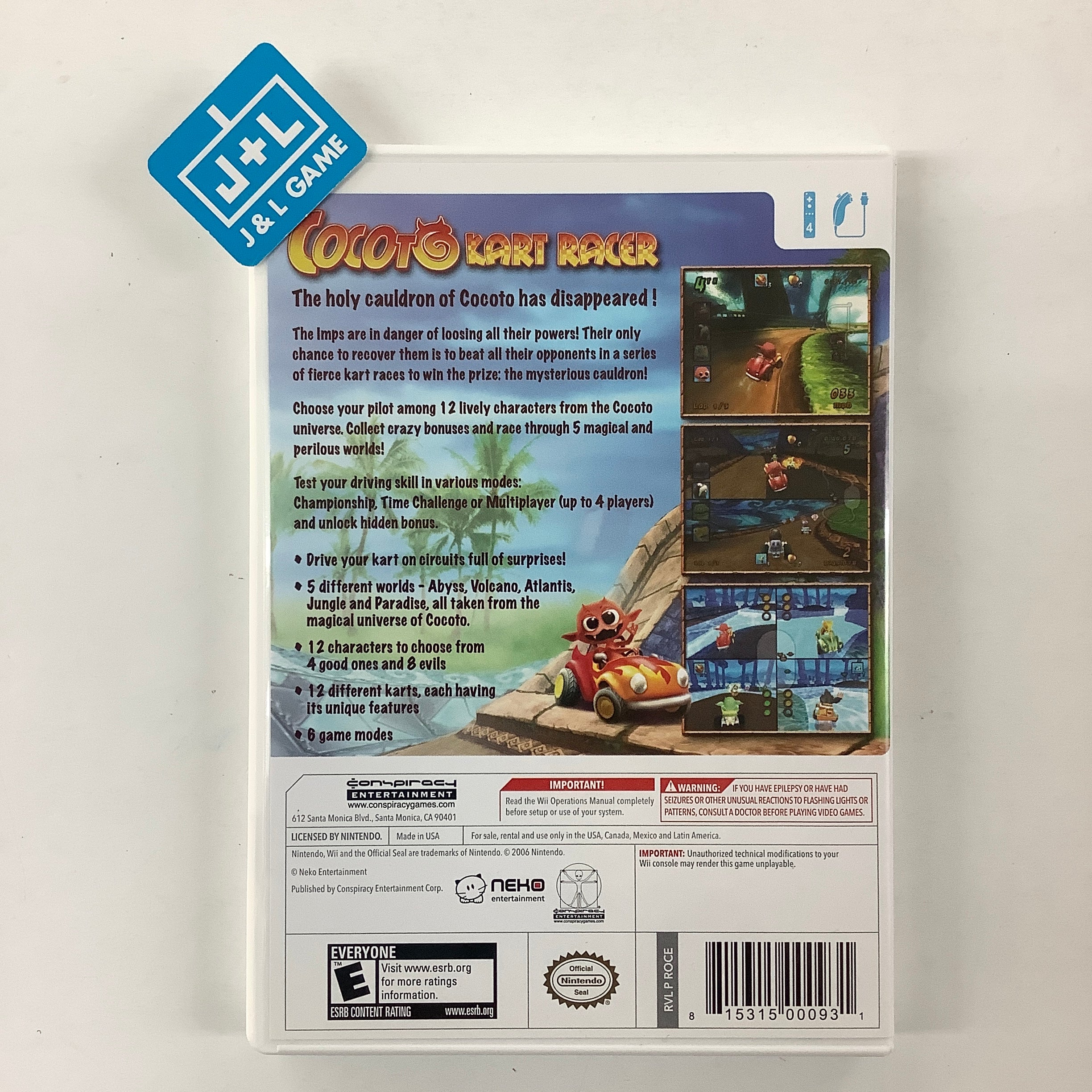 Cocoto Kart Racer - Nintendo Wii [Pre-Owned] Video Games Conspiracy   