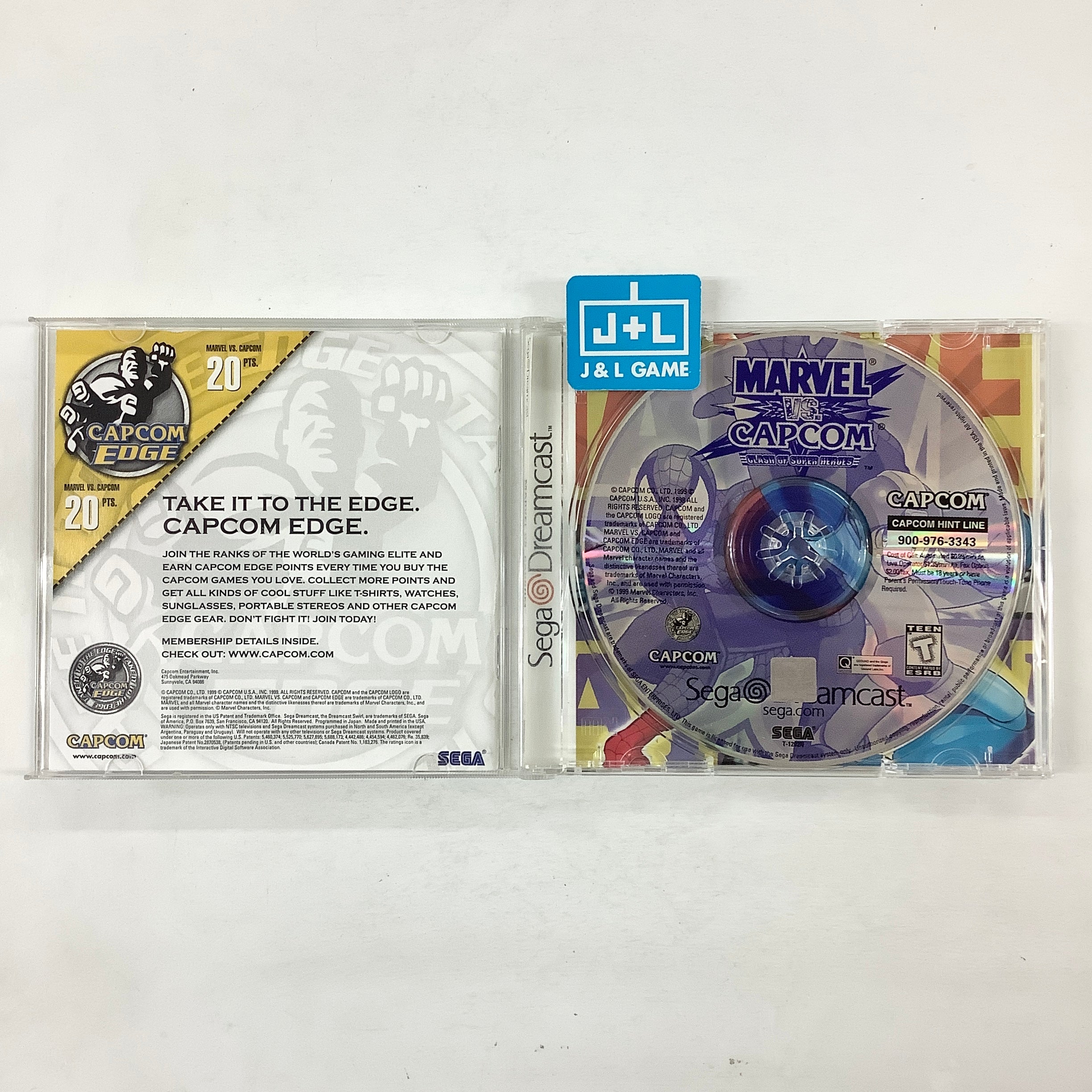 Marvel vs. Capcom: Clash of Super Heroes - (DC) SEGA Dreamcast  [Pre-Owned] Video Games Capcom   