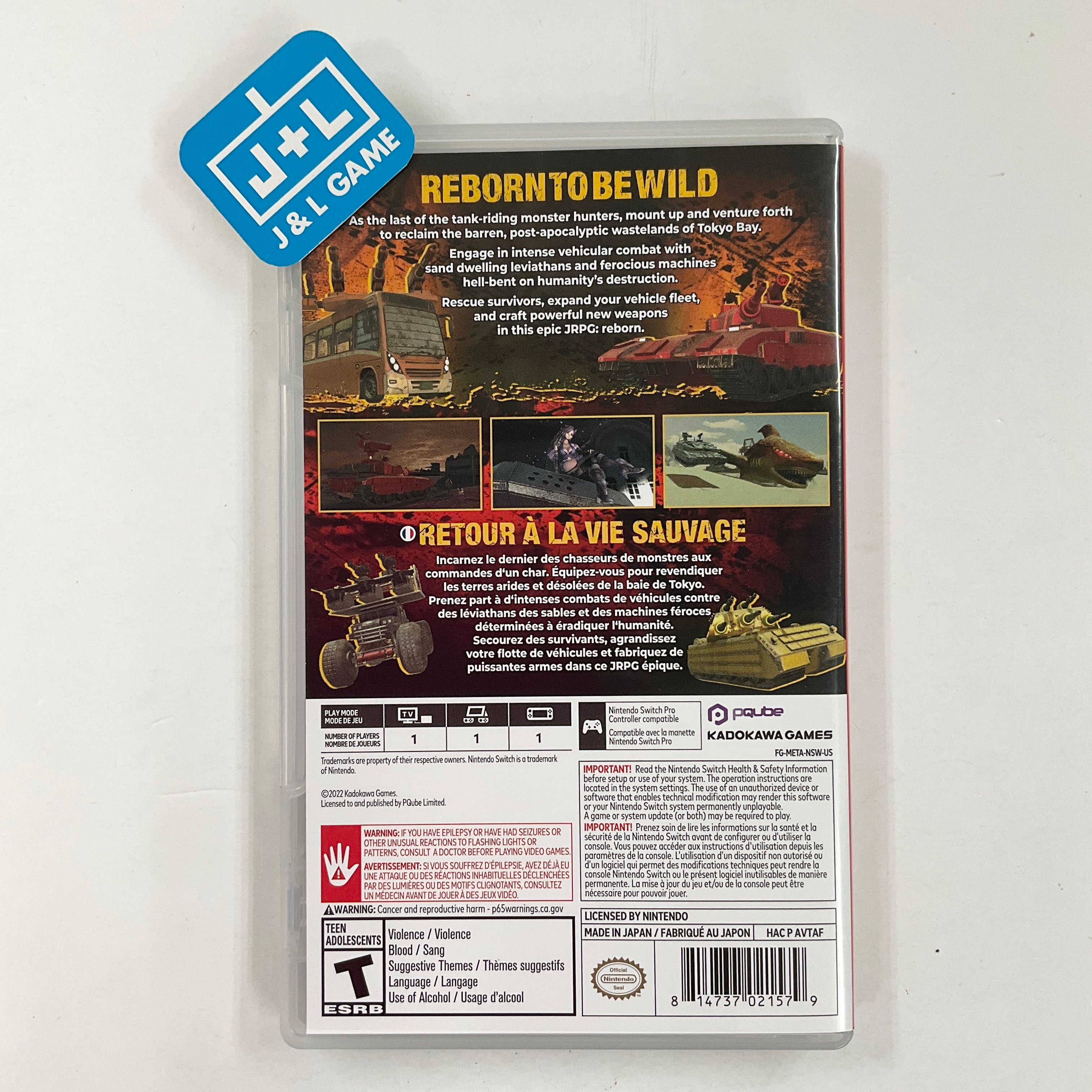 Metal Max Xeno Reborn - (NSW) Nintendo Switch [UNBOXING] Video Games PQube   
