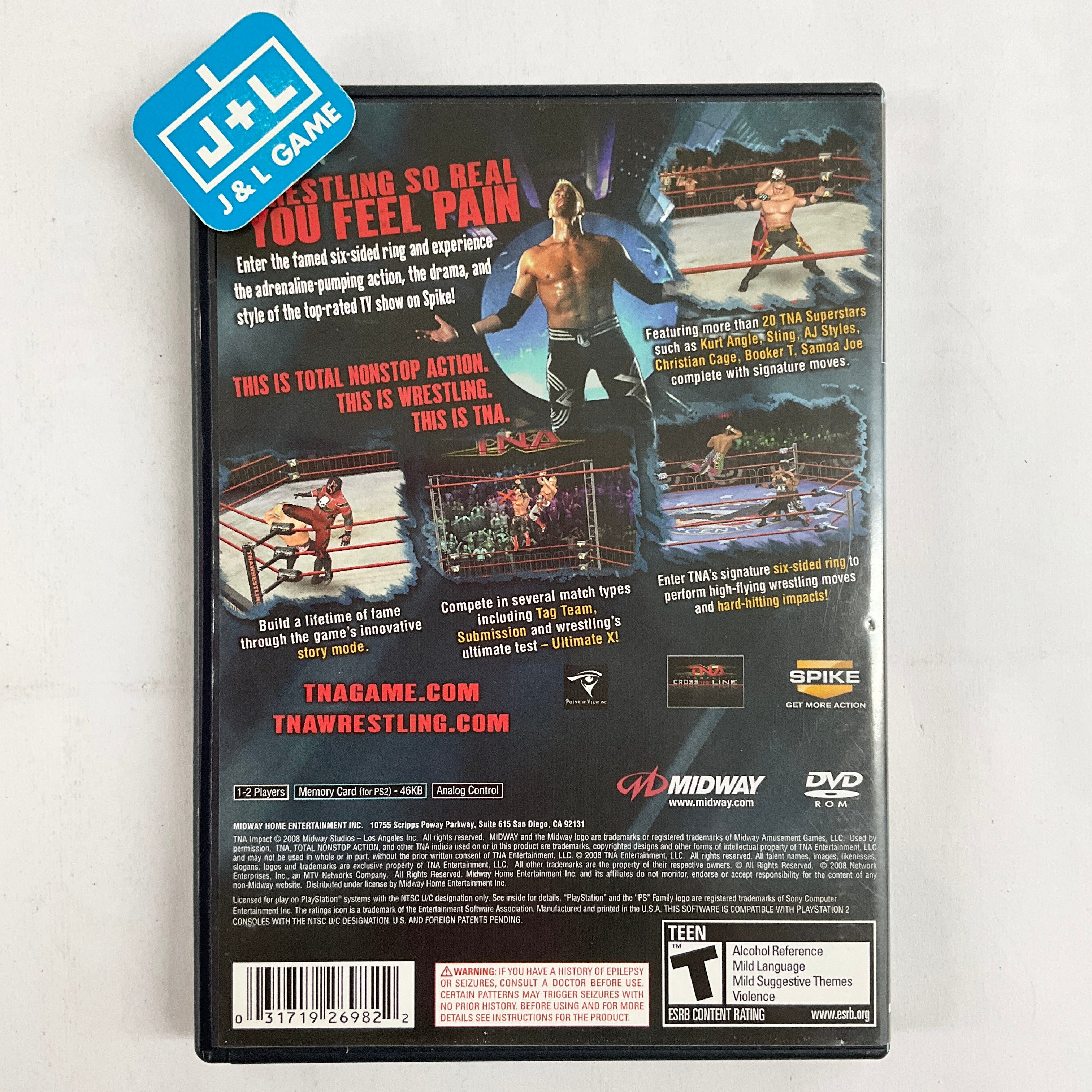 Tna impact hot sale playstation 2