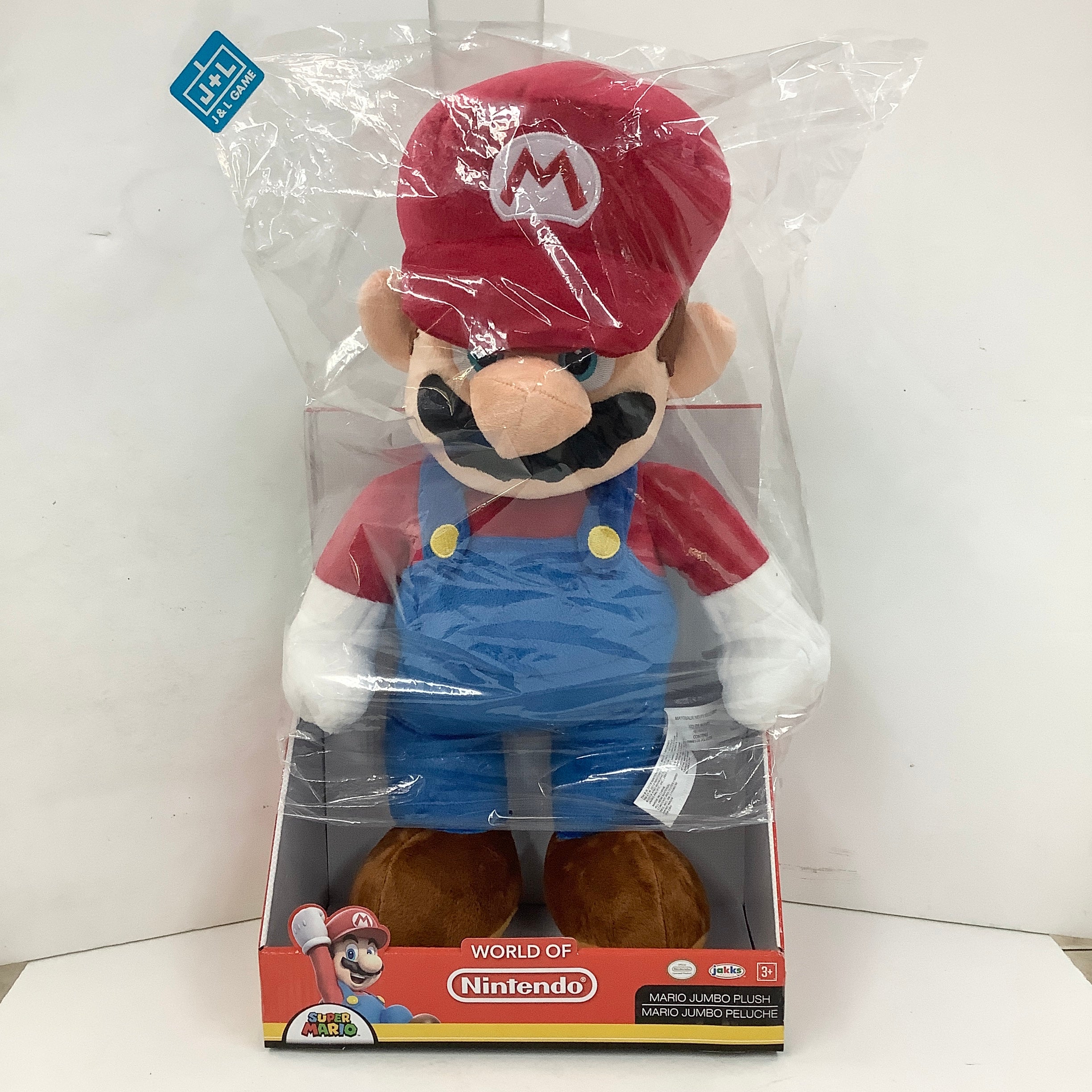 World of Nintendo Jumbo Plush  (Mario) - Toys Toy World of Nintendo   