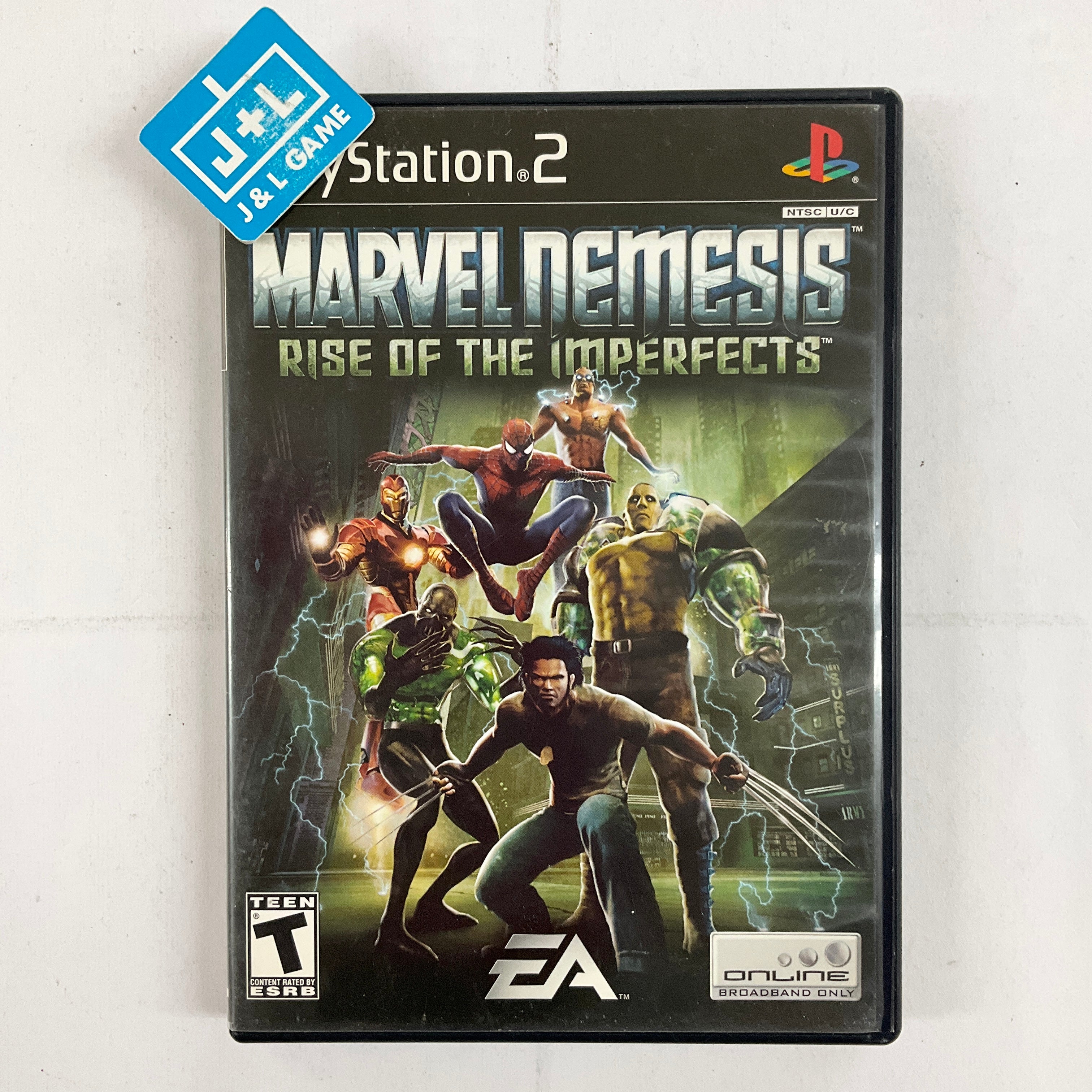 Marvel Nemesis: Rise of the Imperfects - (PS2) PlayStation 2 [Pre-Owned] Video Games EA Games   