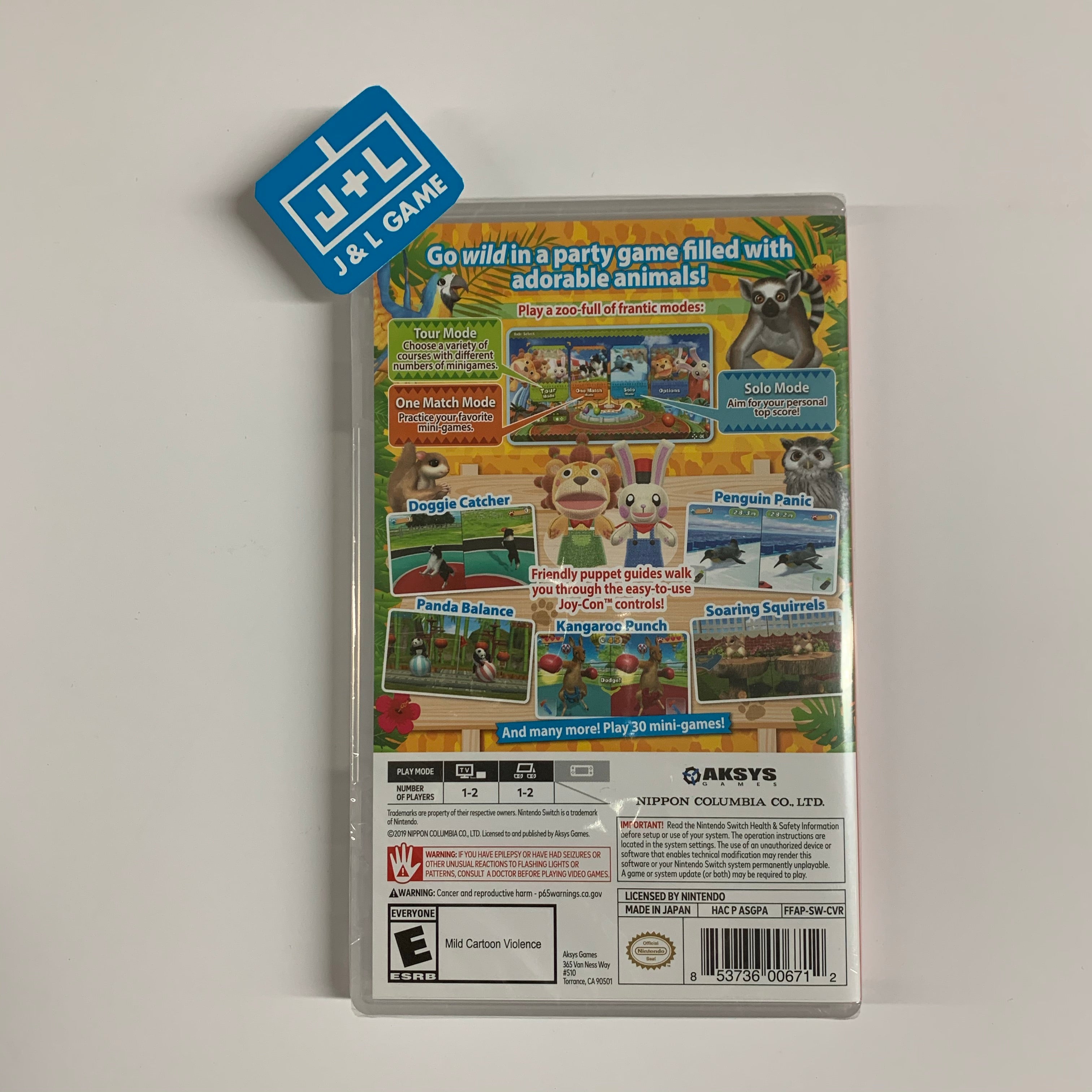 FUN! FUN! Animal Park - Nintendo Switch Video Games Aksys   
