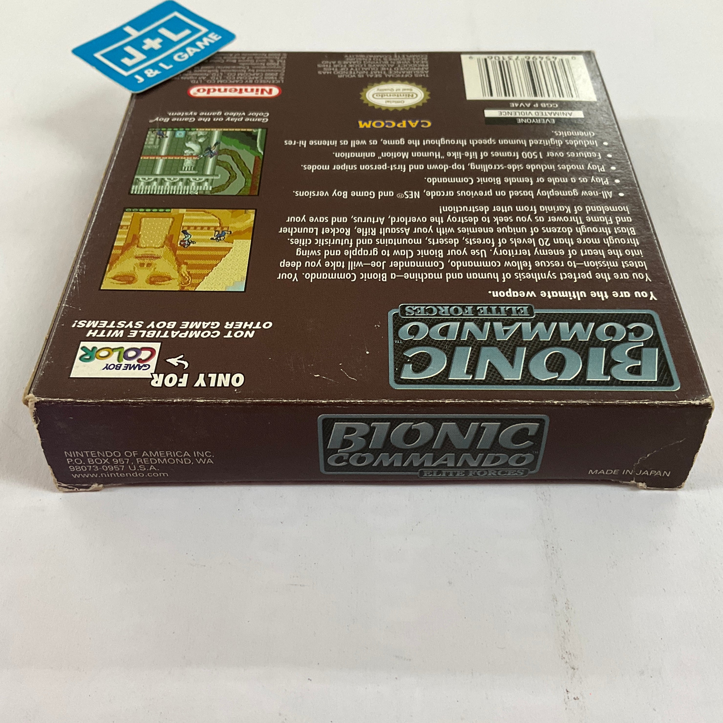 Bionic Commando: Elite Forces - (GBC) Game Boy Color [Pre-Owned] Video Games Nintendo   