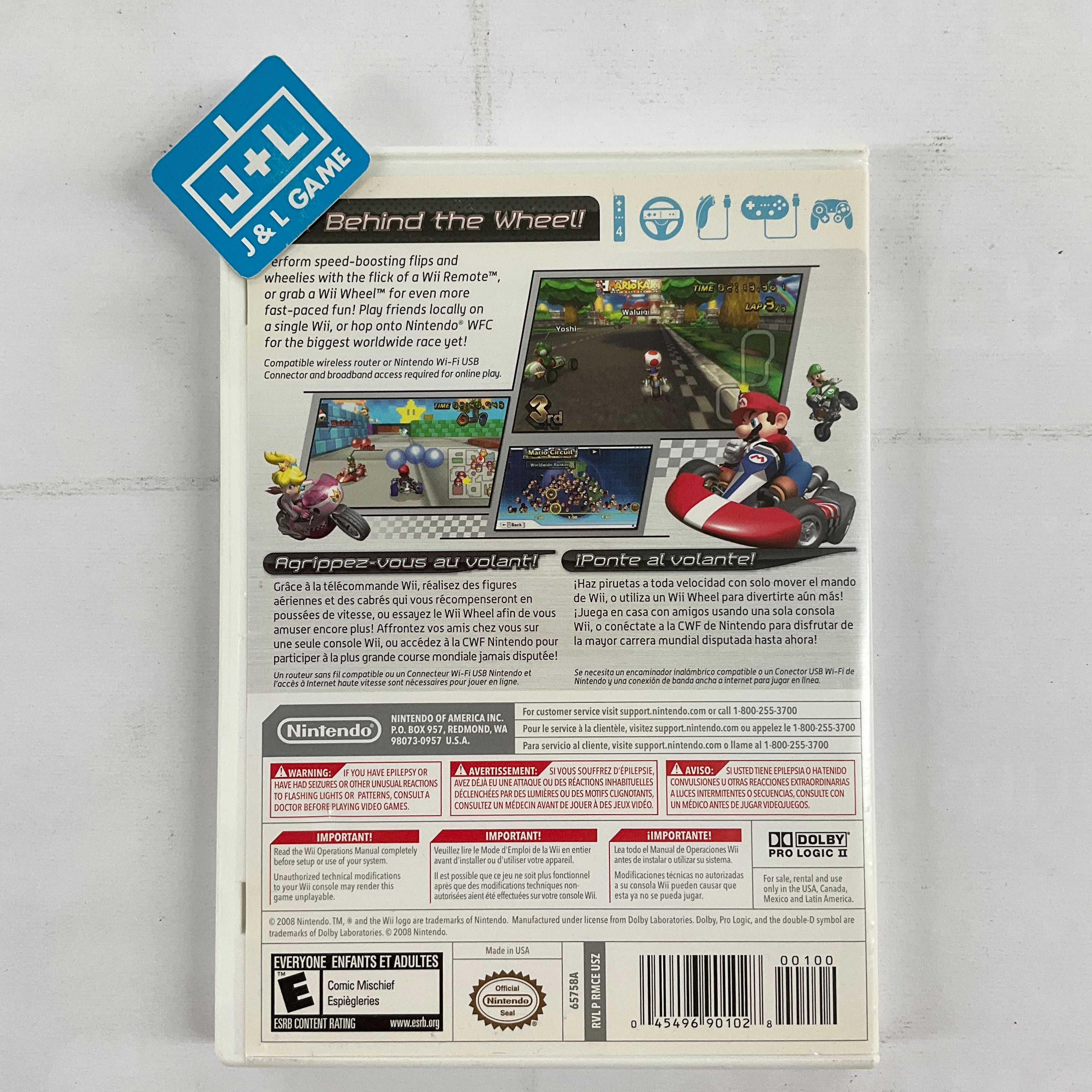 Mario Kart Wii (Game Only) - Nintendo Wii [Pre-Owned] Video Games Nintendo   