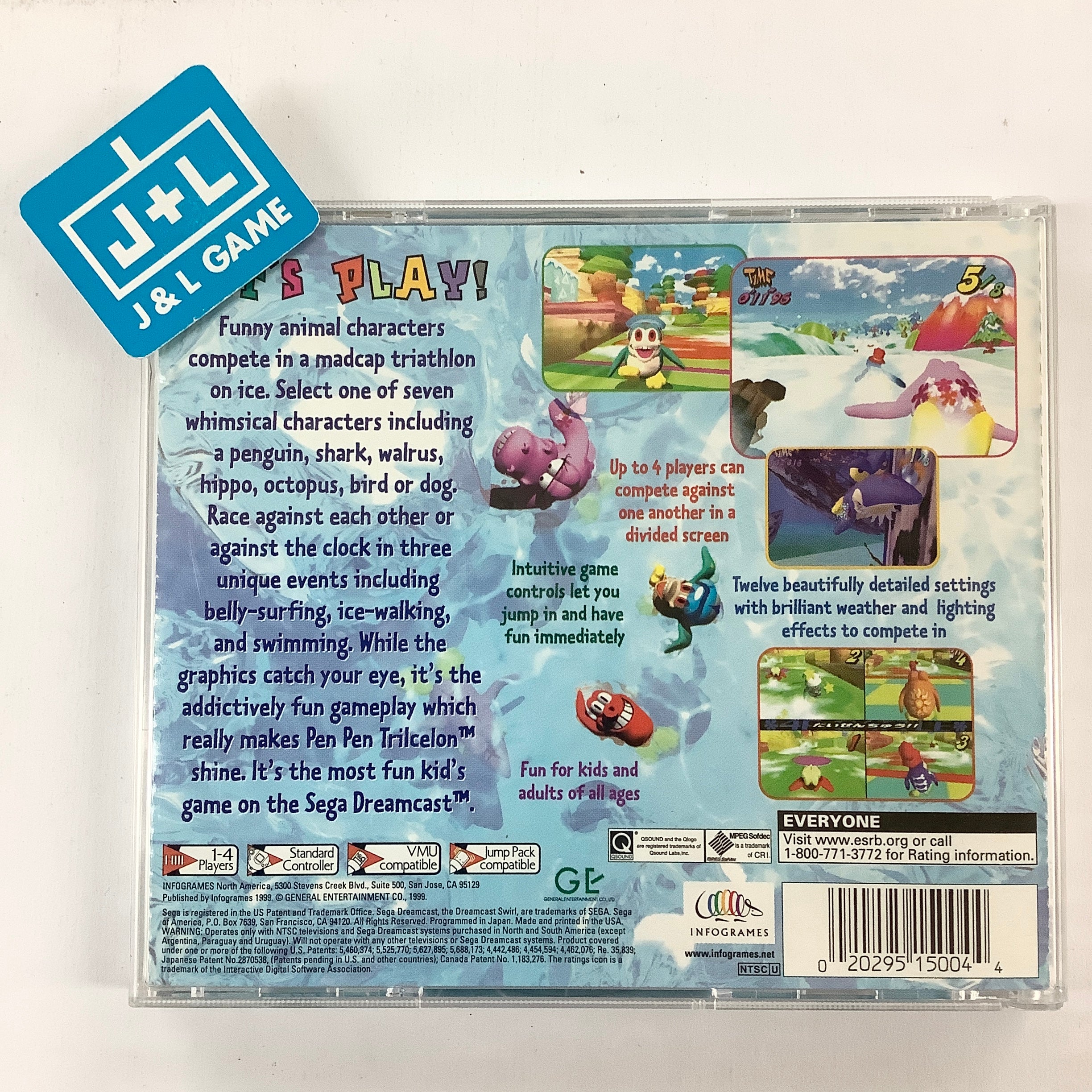 Pen Pen TriIcelon - (DC) SEGA Dreamcast [Pre-Owned] Video Games Infogrames   