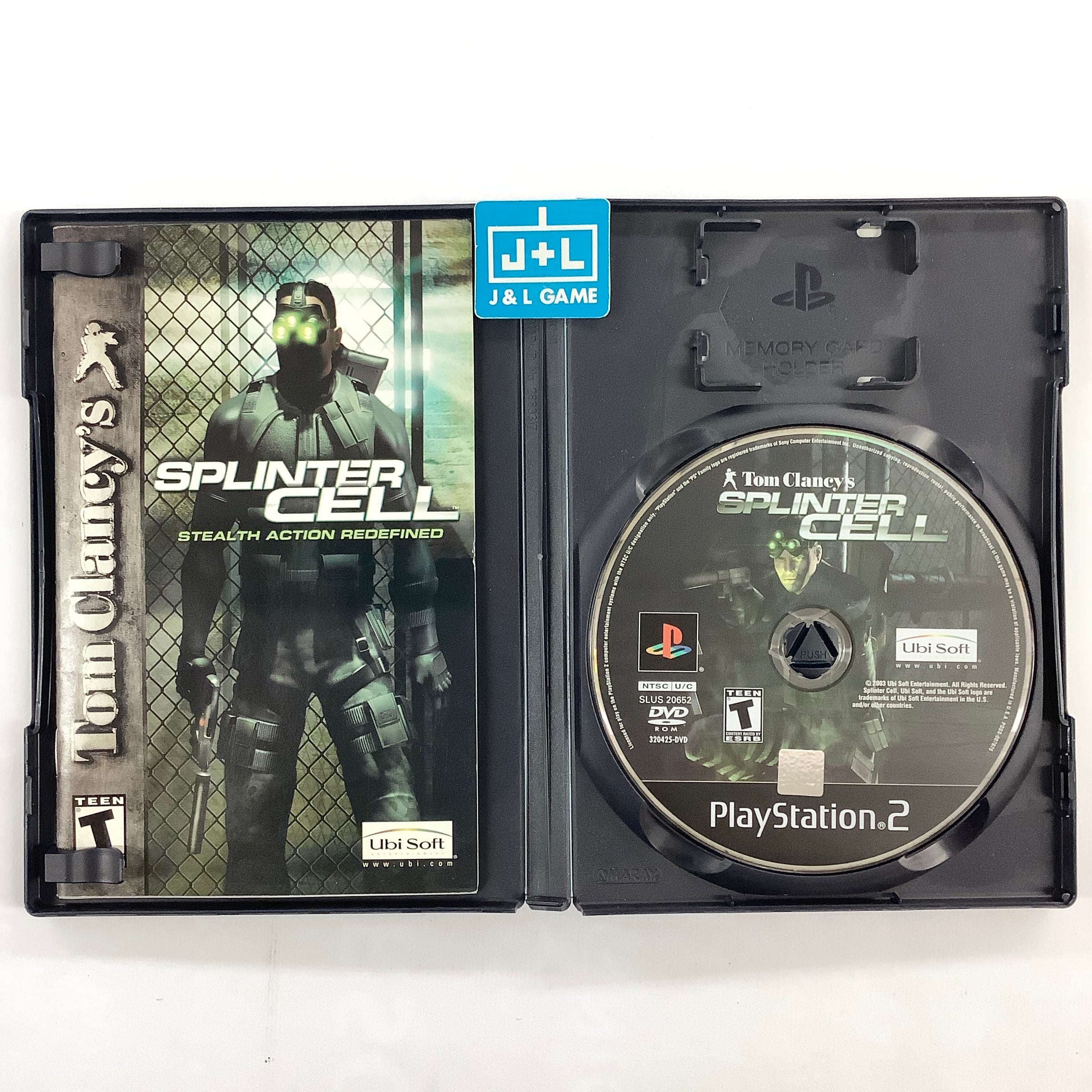Tom Clancy's Splinter Cell - (PS2) PlayStation 2 [Pre-Owned] Video Games Ubisoft   