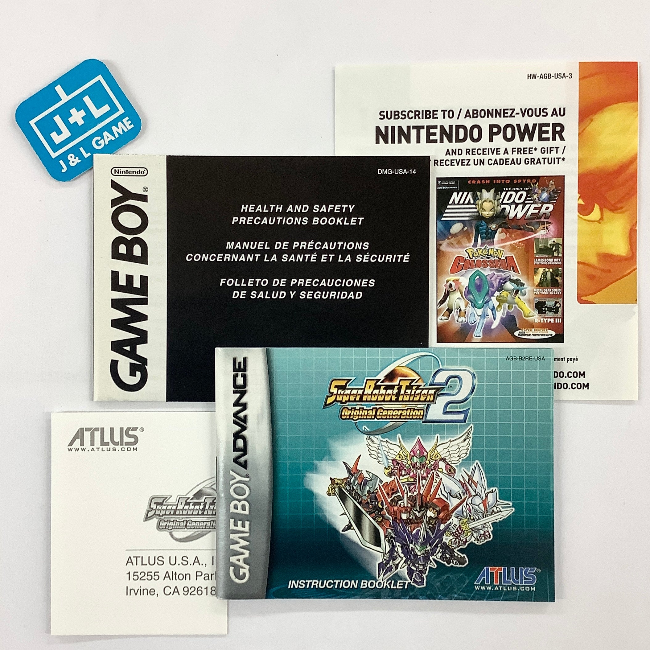 Super Robot Taisen: Original Generation 2 - (GBA) Game Boy Advance