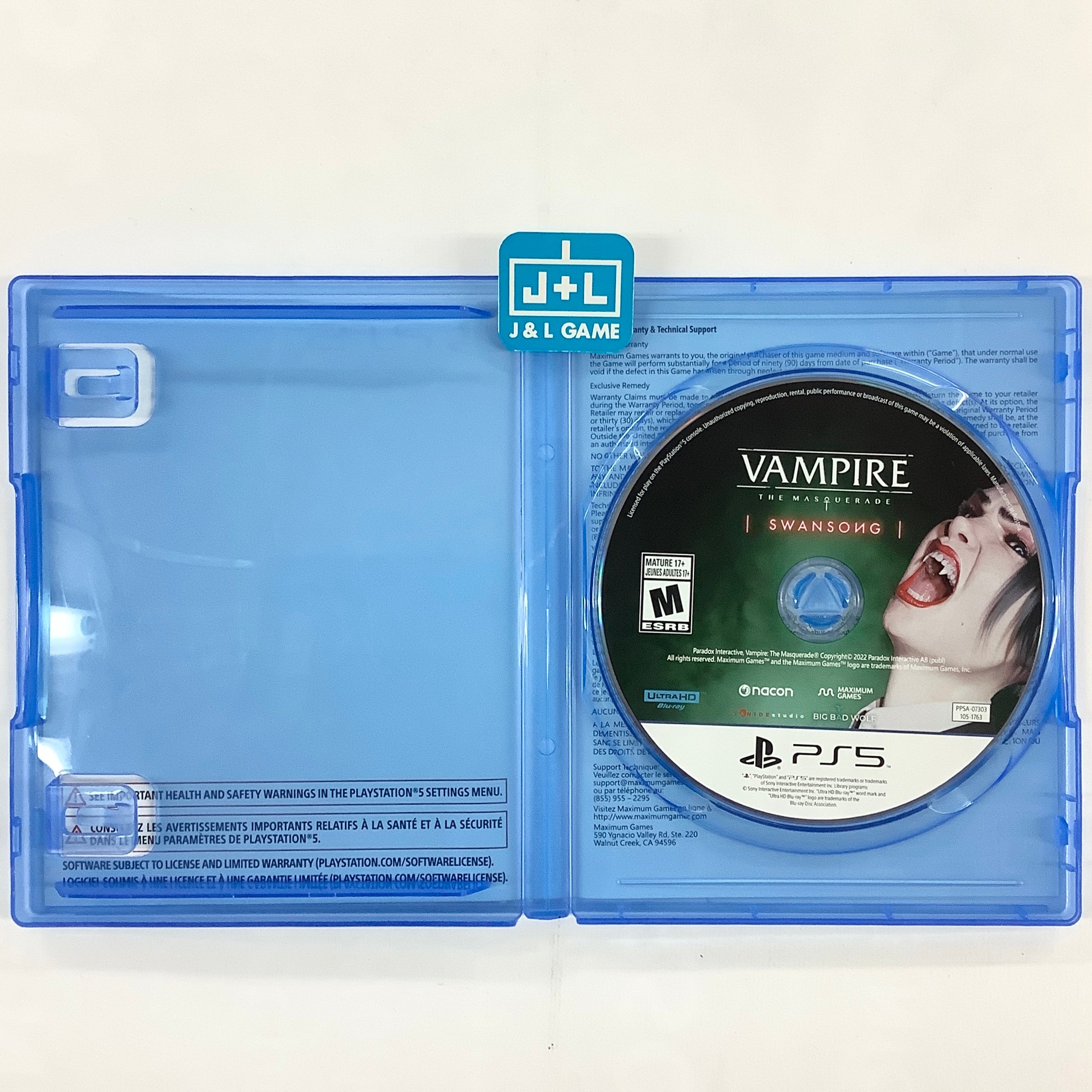 Vampire: The Masquerade - Swansong - (PS5) PlayStation 5 [UNBOXING] Video Games Maximum Games   