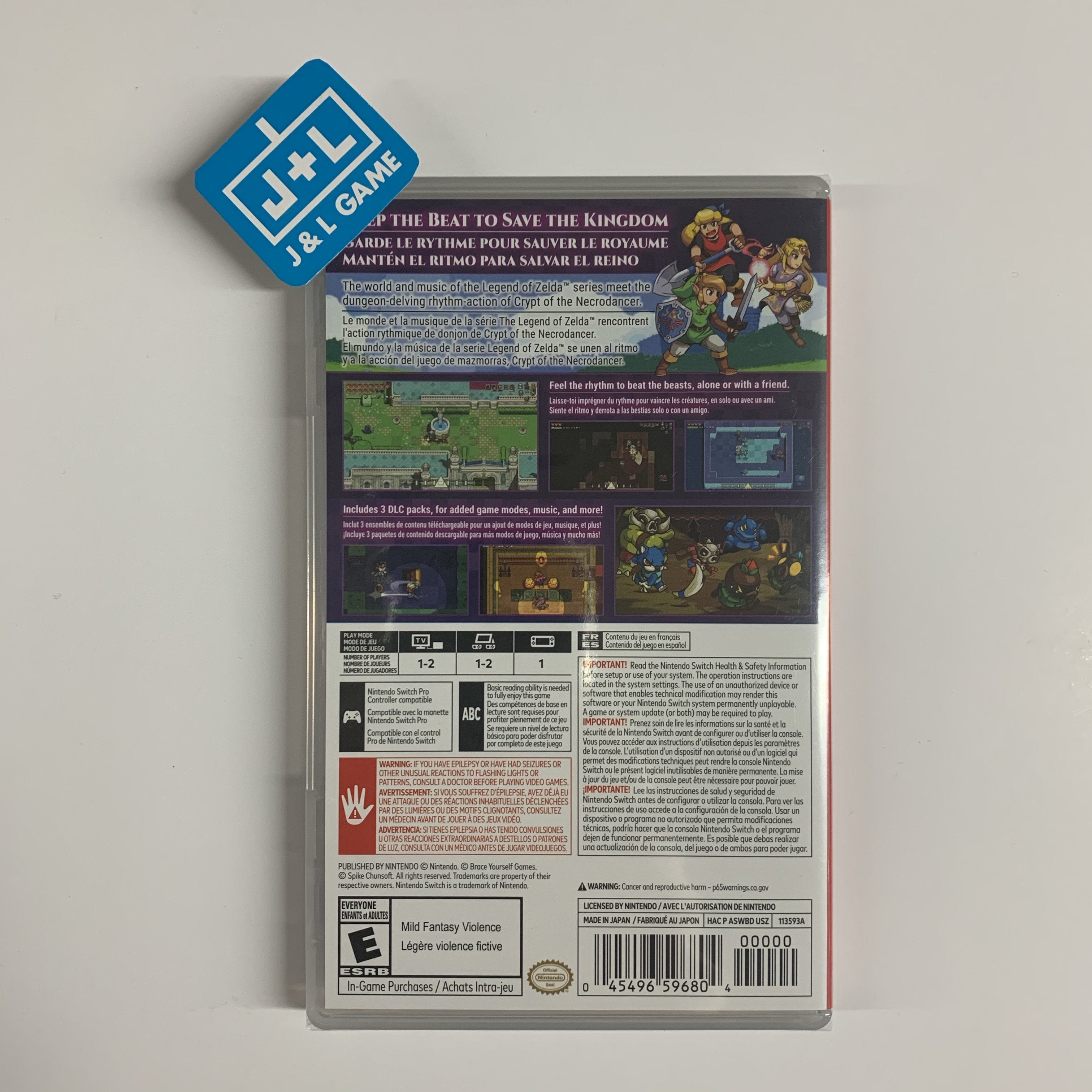 Cadence of Hyrule: Crypt of The NecroDancer Featuring The Legend of Zelda - (NSW) Nintendo Switch [Pre-Owned] Video Games Nintendo   