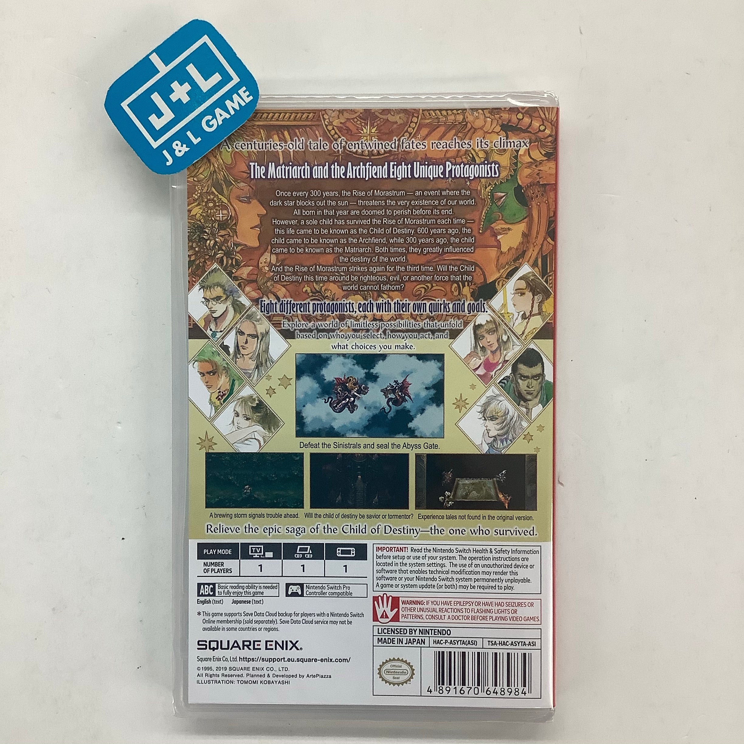 Romancing SaGa 3 - (NSW) Nintendo Switch (Asia Import) Video Games Square Enix   