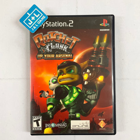 Ratchet & Clank: Up Your Arsenal - (PS2) PlayStation 2 [Pre-Owned] Video Games SCEA   