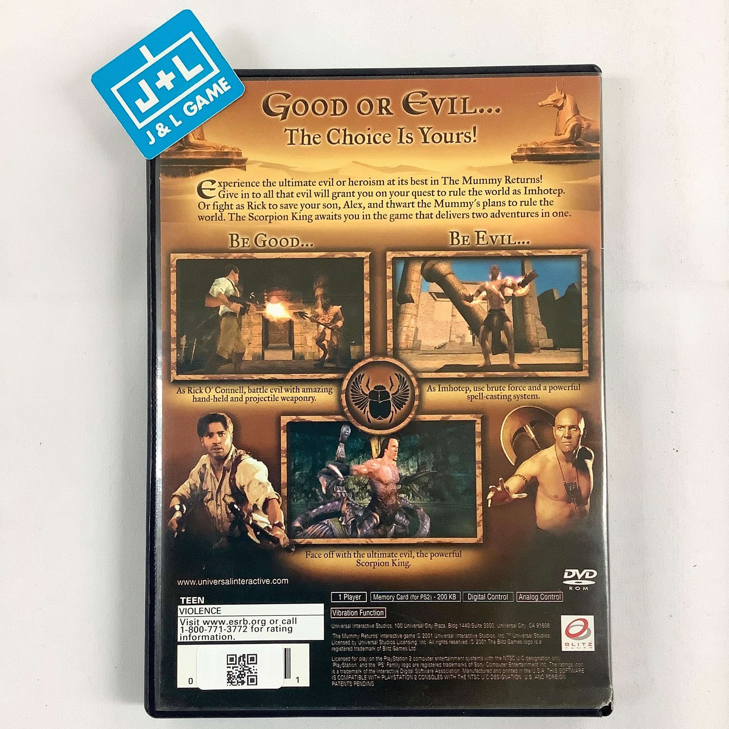 The Mummy Returns - (PS2) PlayStation 2 [Pre-Owned] Video Games Universal Interactive   