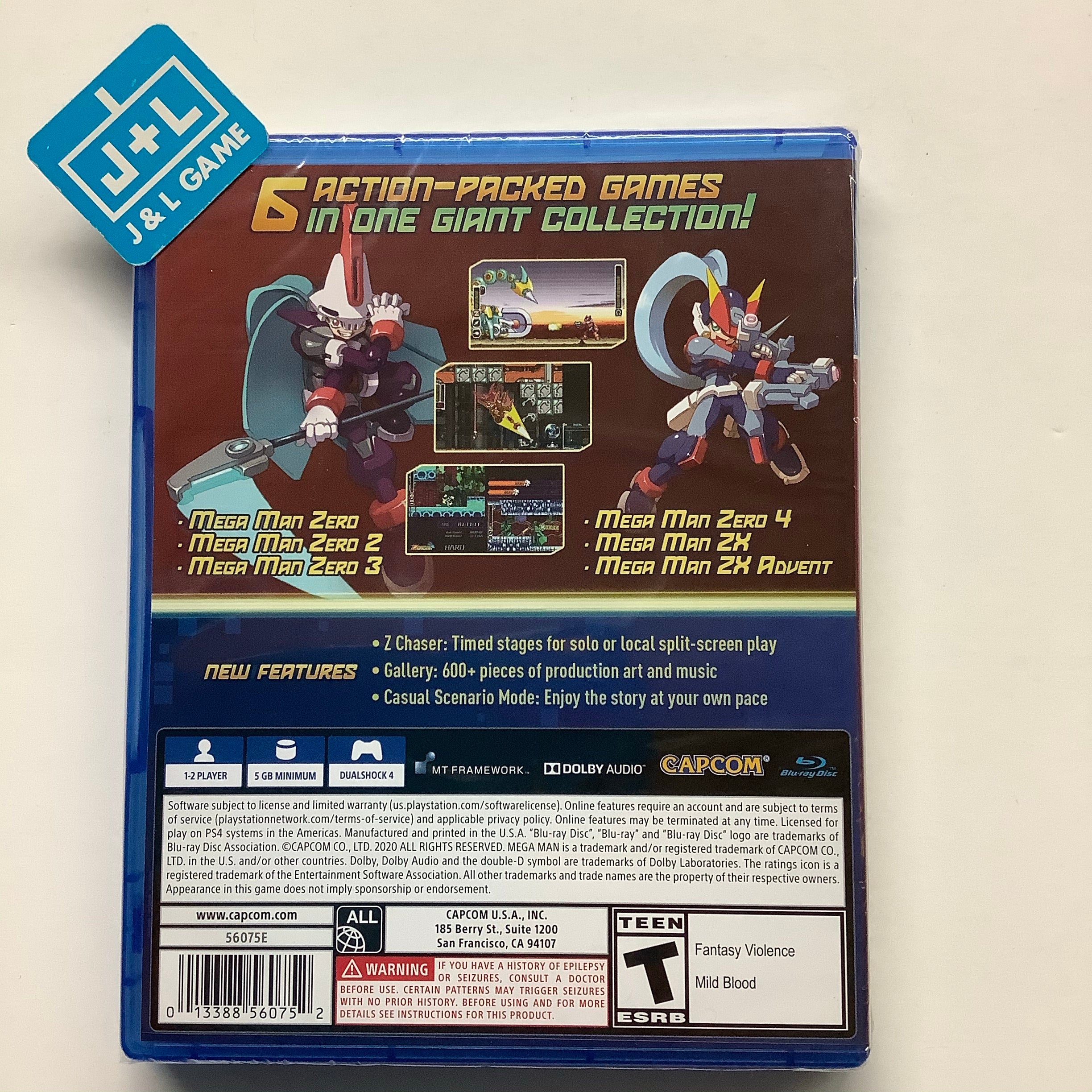Mega Man Zero/Zx Legacy Collection - (PS4) PlayStation 4 Video Games Capcom   