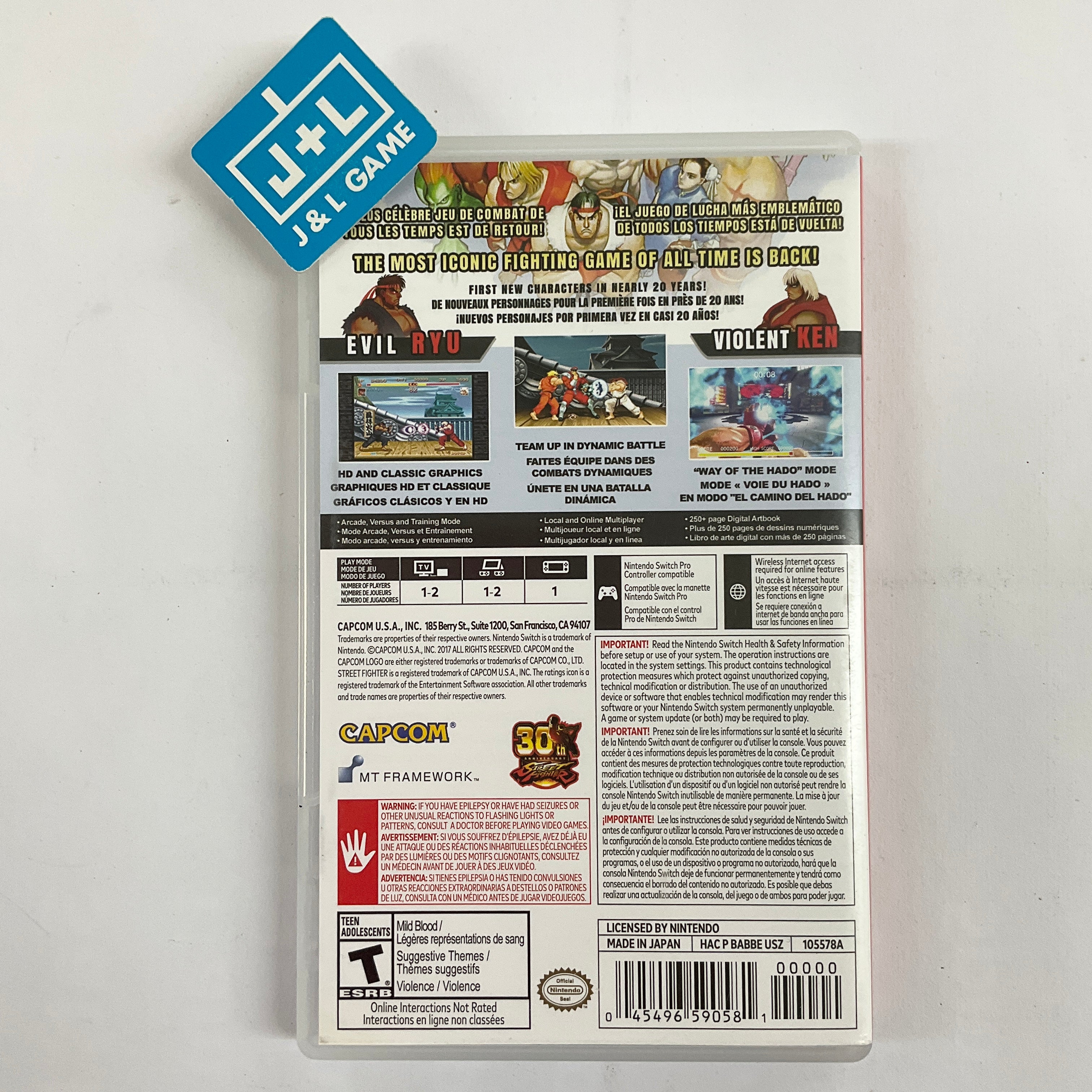 Ultra Street Fighter II: The Final Challengers - (NSW) Nintendo Switch [Pre-Owned] Video Games Capcom   