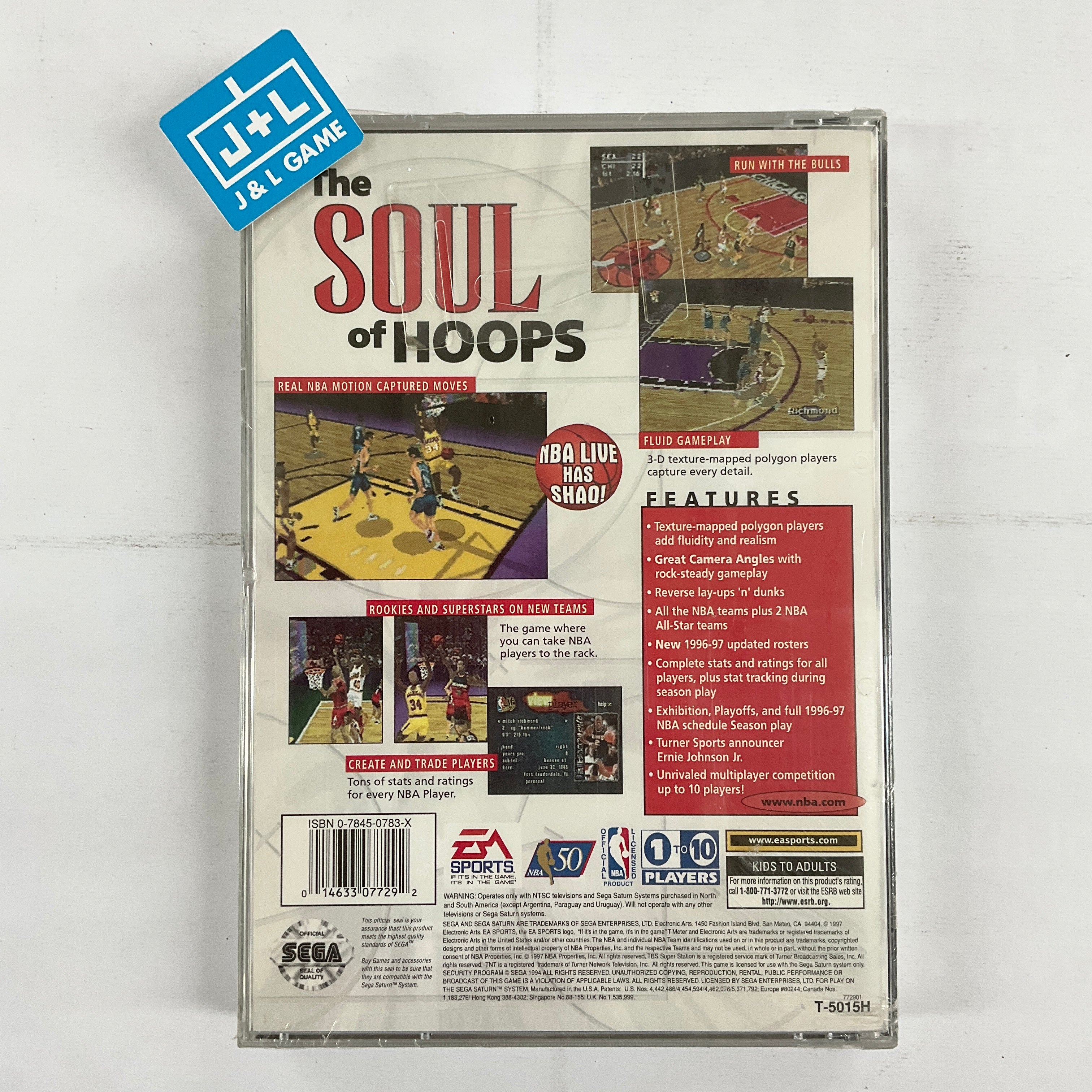 NBA Live 97 - (SS) SEGA Saturn Video Games EA Sports   