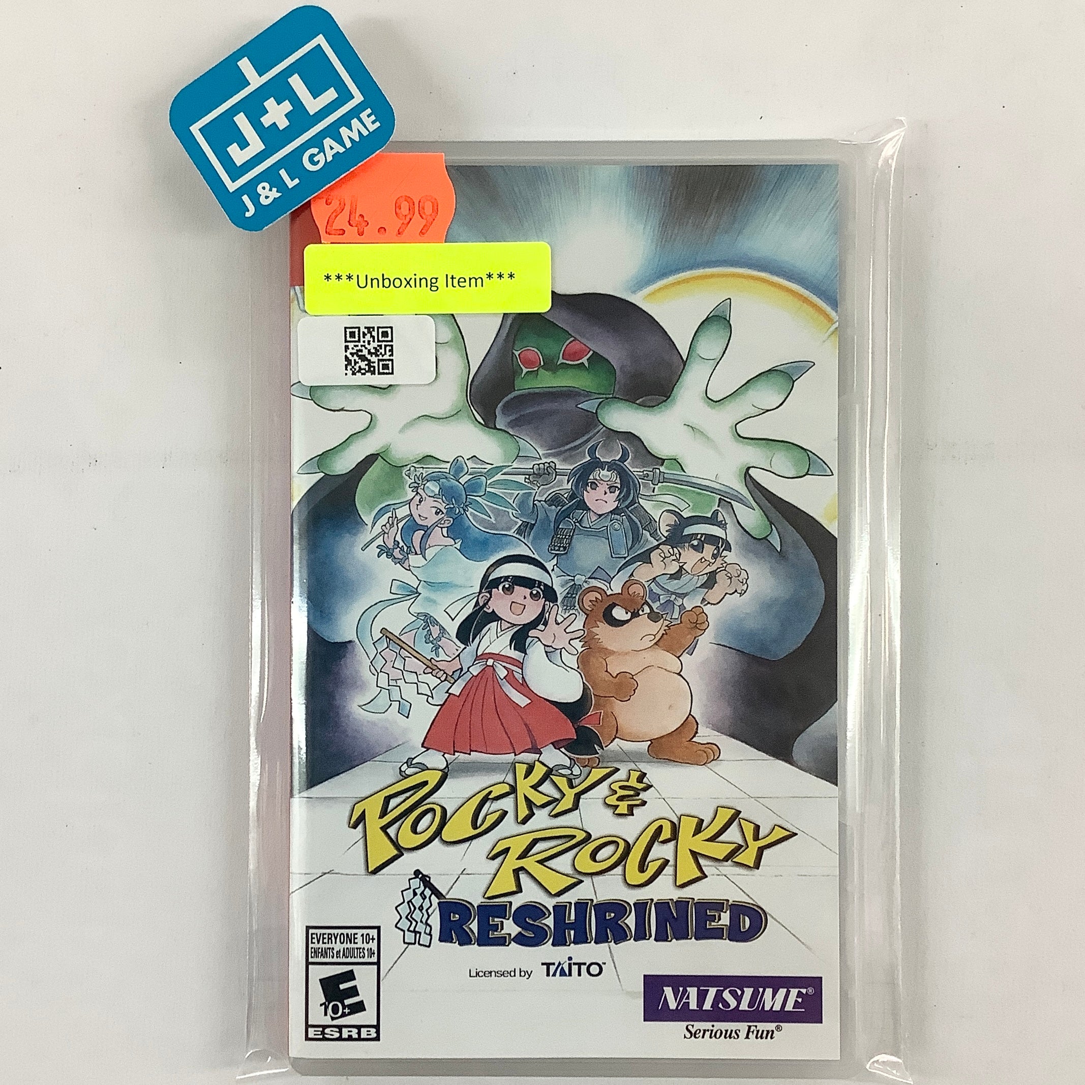 Pocky & Rocky Reshrined - (NSW) Nintendo Switch [UNBOXING] Video Games Natsume   