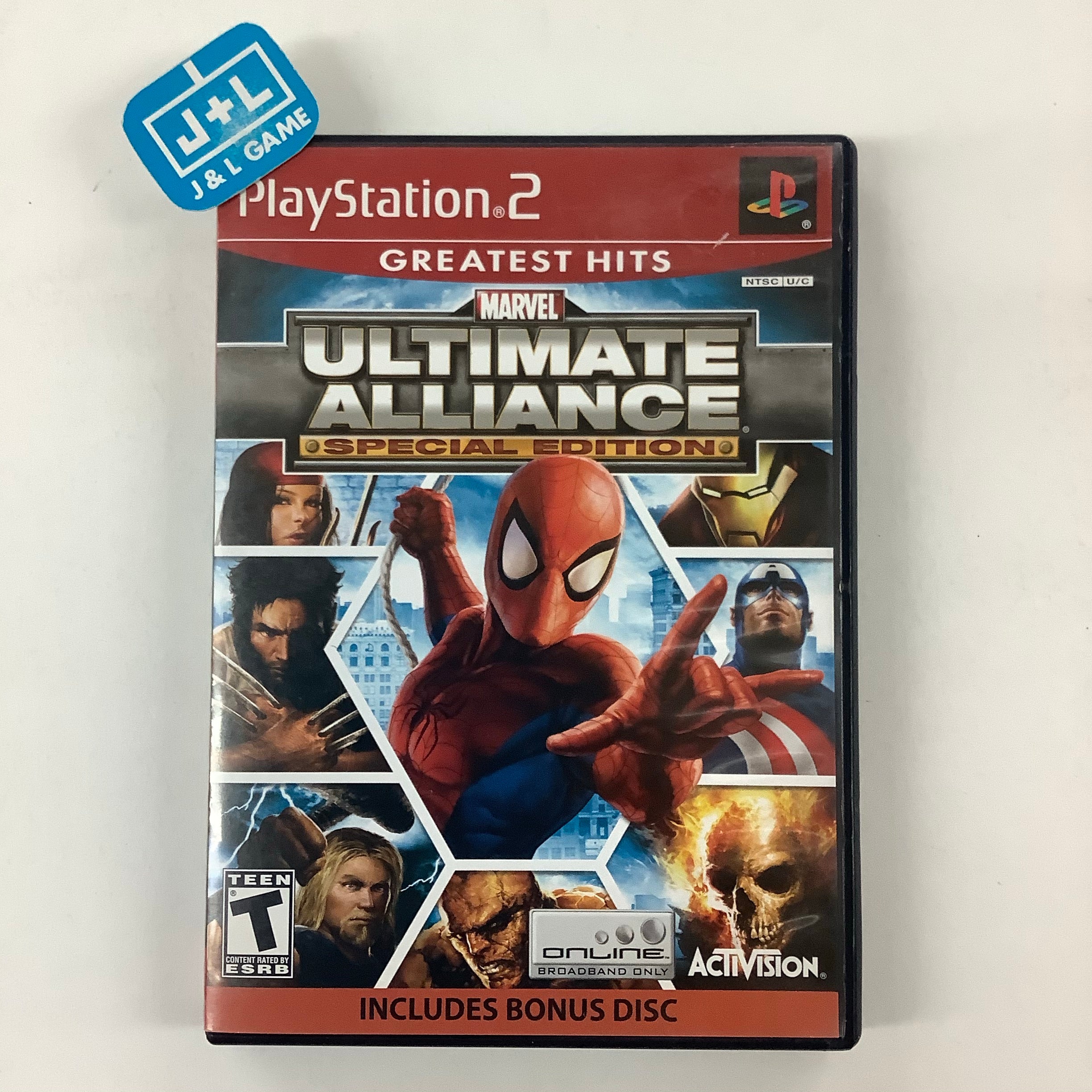 Marvel: Ultimate Alliance: Special Edition (Greatest Hits) - (PS2) PlayStation 2 [Pre-Owned] Video Games Activision   