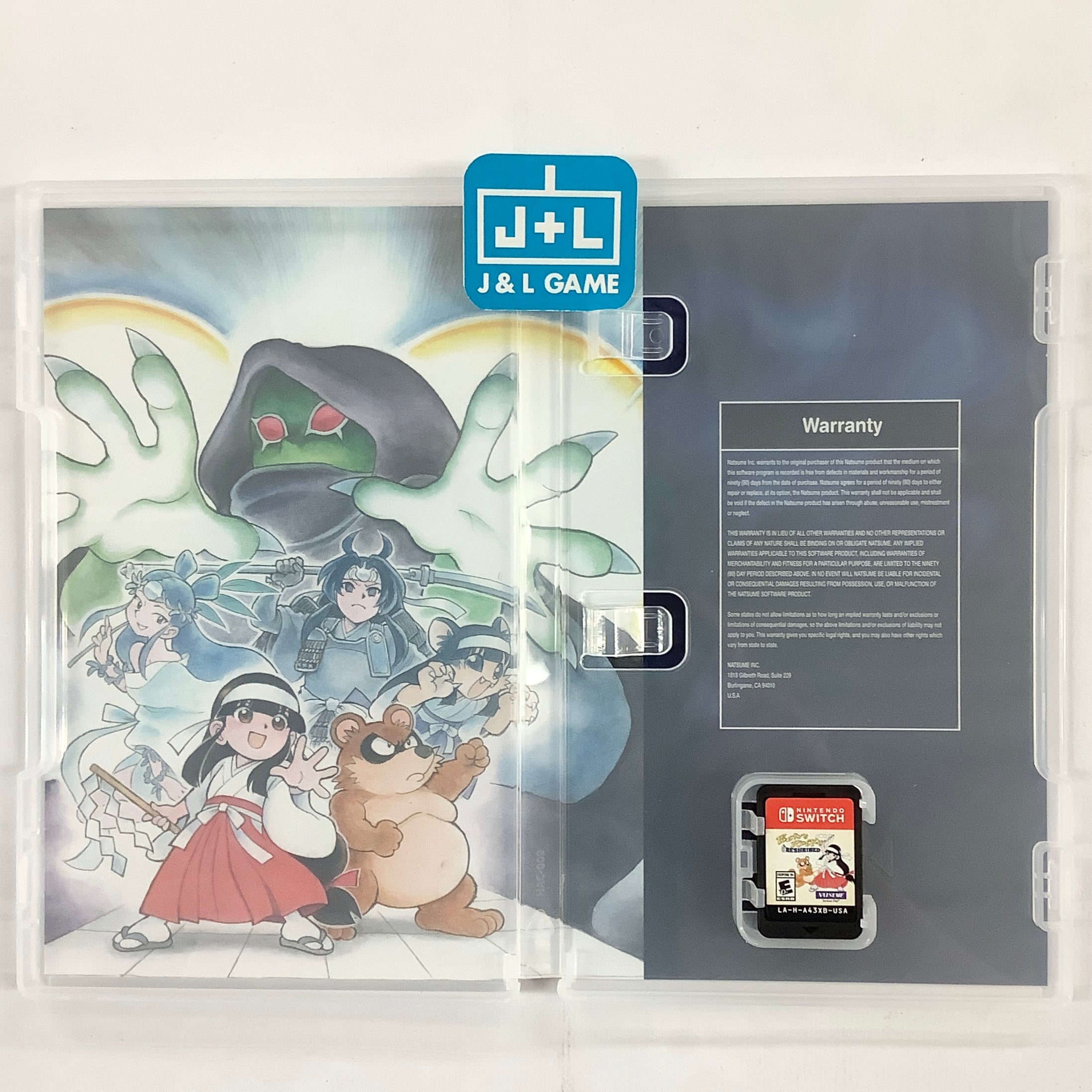 Pocky & Rocky Reshrined - (NSW) Nintendo Switch [UNBOXING] Video Games Natsume   