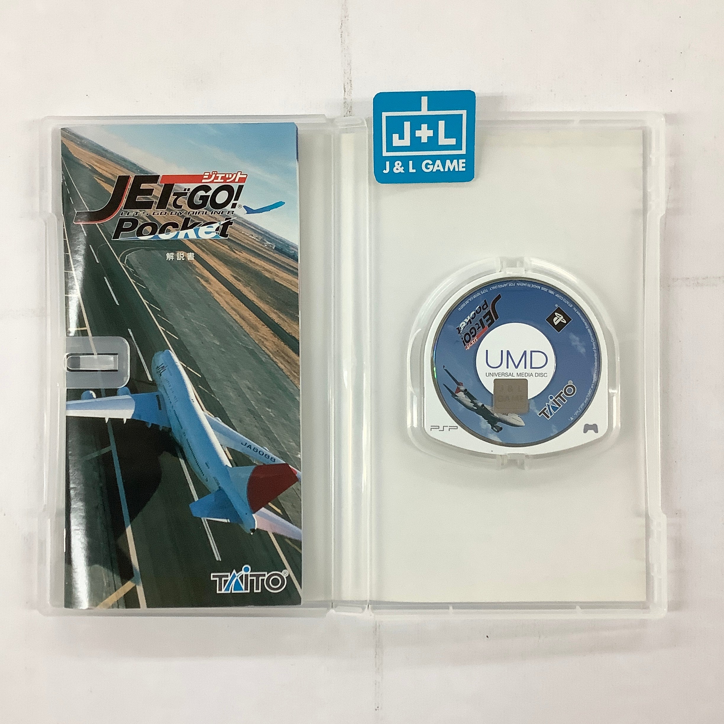 Jet de Go! Pocket: Let's Go By Airliner - Sony PSP [Pre-Owned] (Japanese Import) Video Games Taito Corporation   