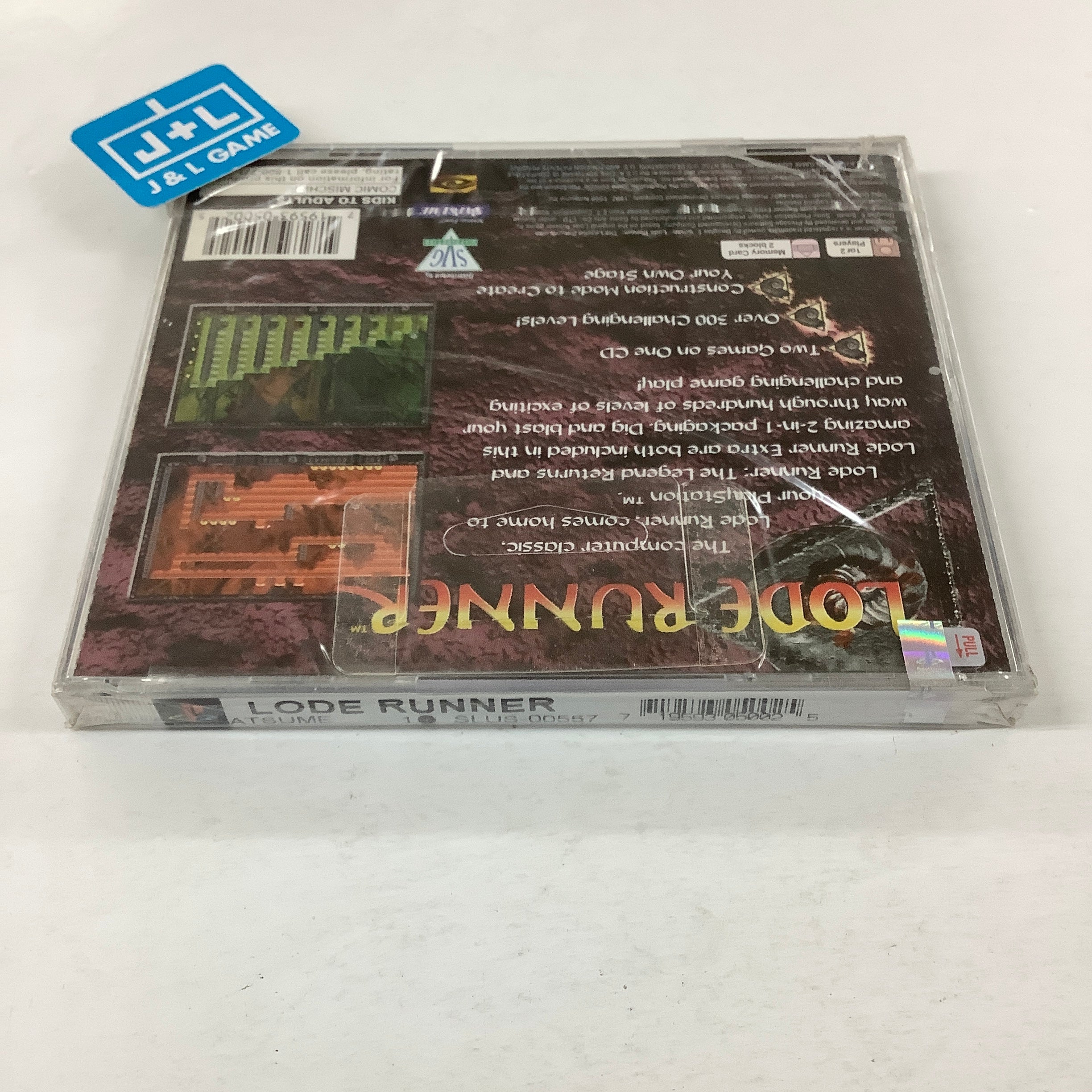 Lode Runner - (PS1) PlayStation 1 Video Games Natsume   