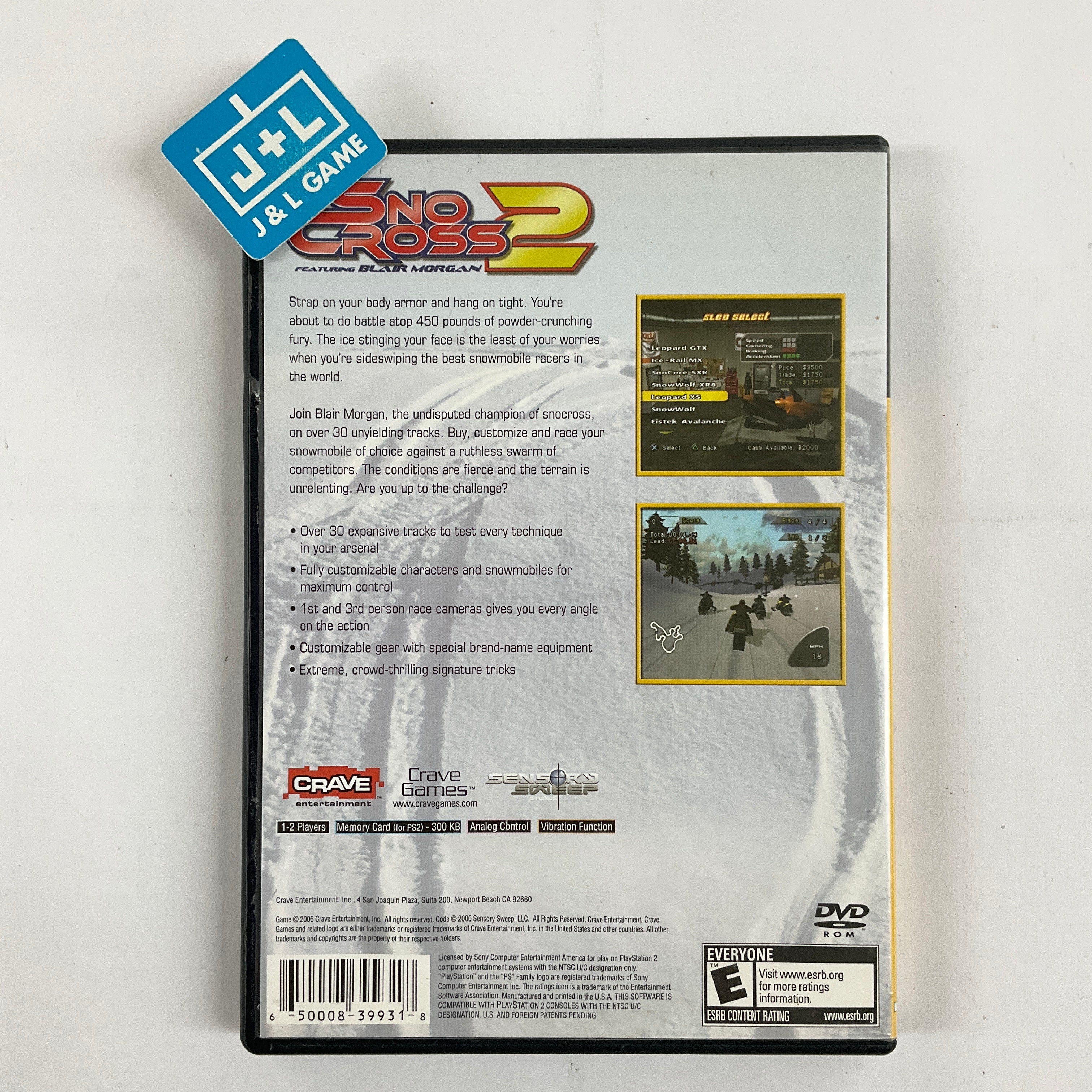 SnoCross 2: Featuring Blair Morgan - (PS2) PlayStation 2 [Pre-Owned] Video Games Crave   