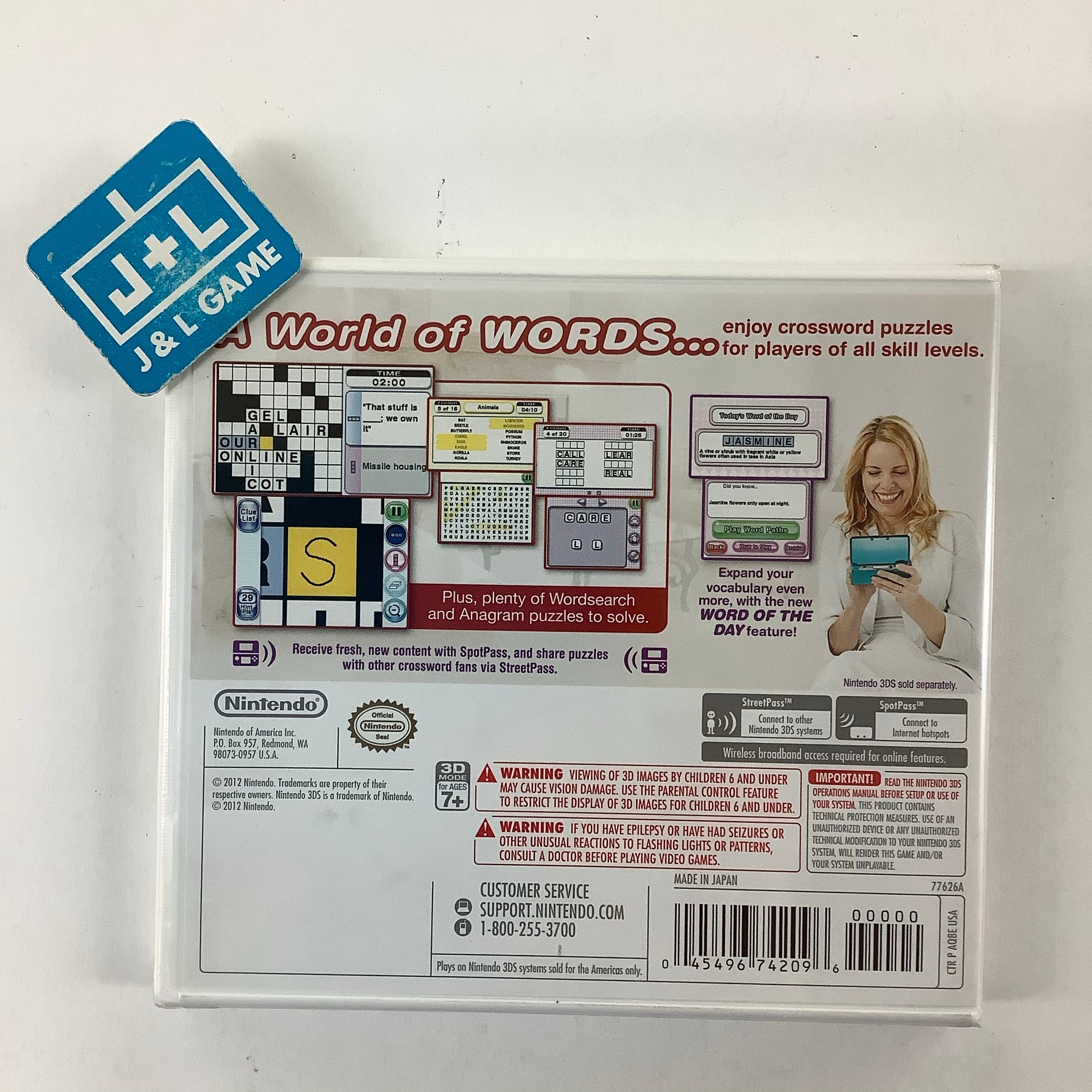 Crosswords Plus - Nintendo 3DS Video Games Nintendo   