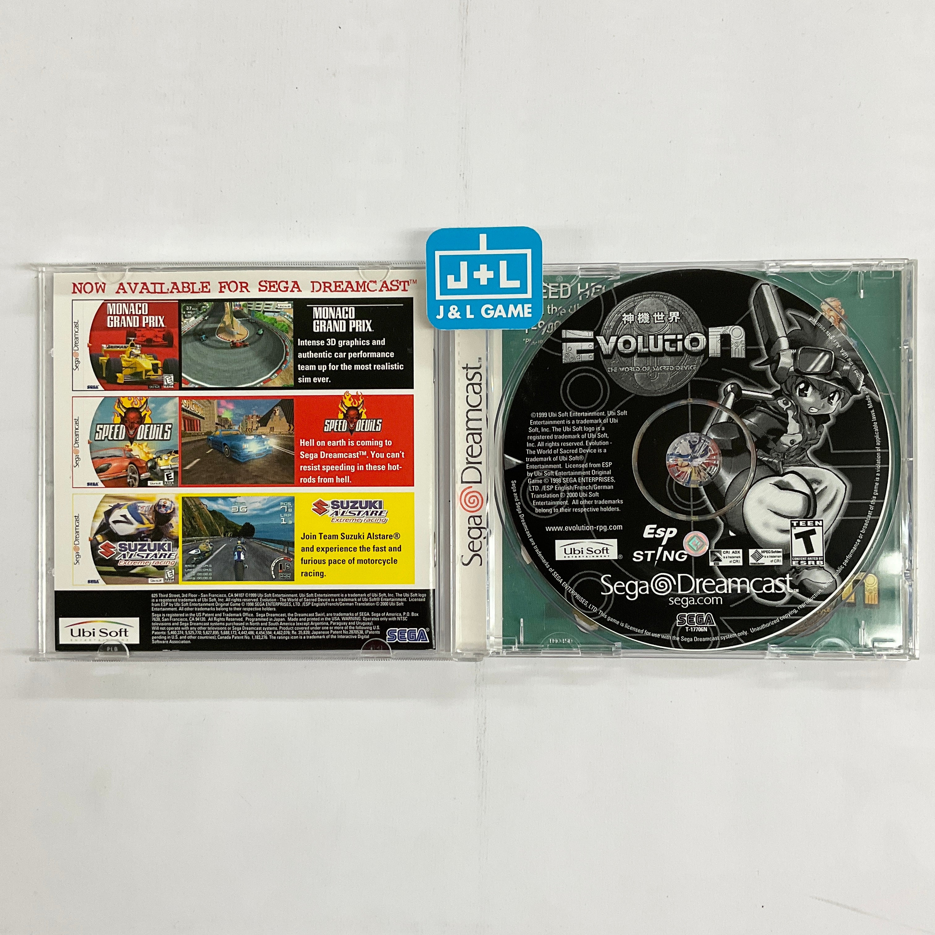 Evolution: The World of Sacred Device - (DC) SEGA Dreamcast [Pre-Owned] Video Games Ubisoft   