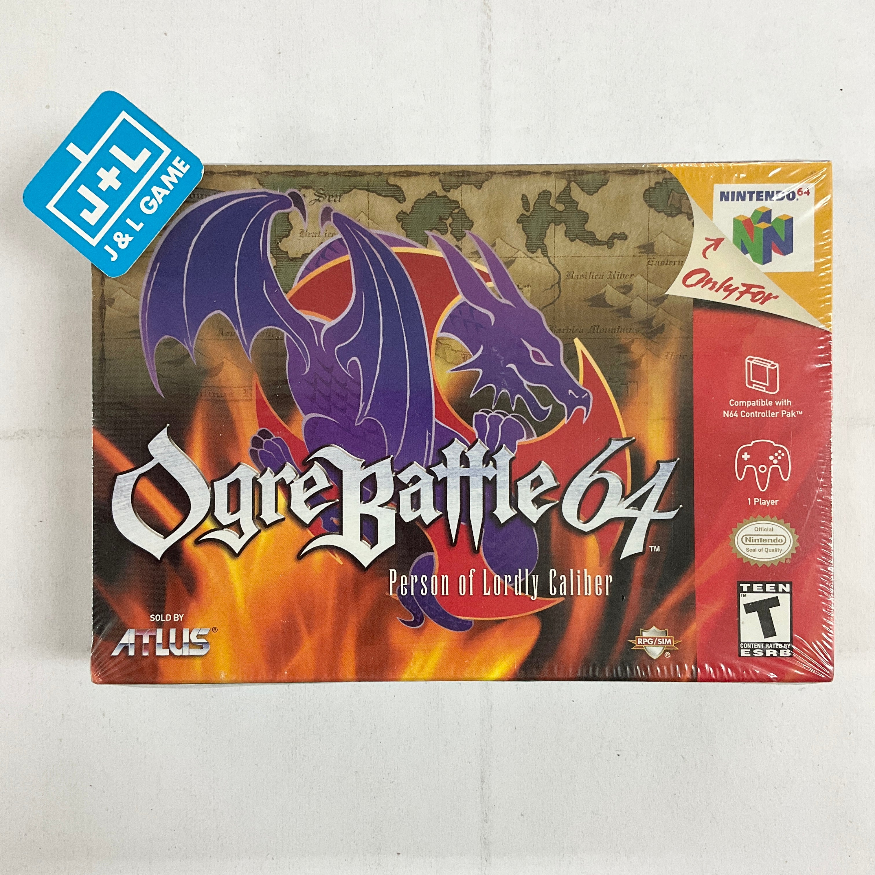 Ogre Battle 64: Person of Lordly Caliber - (N64) Nintendo 64 Video Games Atlus   