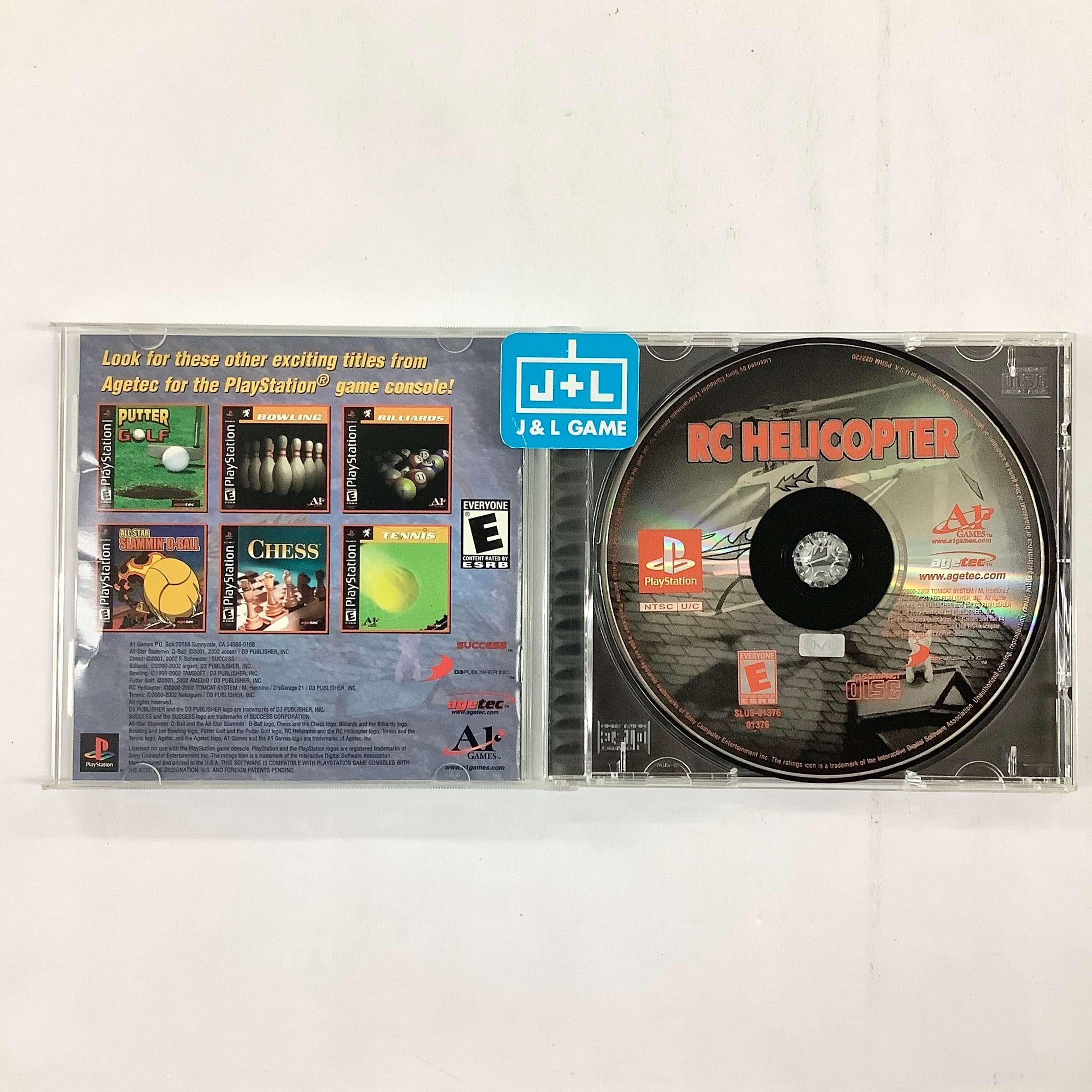 RC Helicopter - (PS1) PlayStation 1 [Pre-Owned] Video Games Agetec   