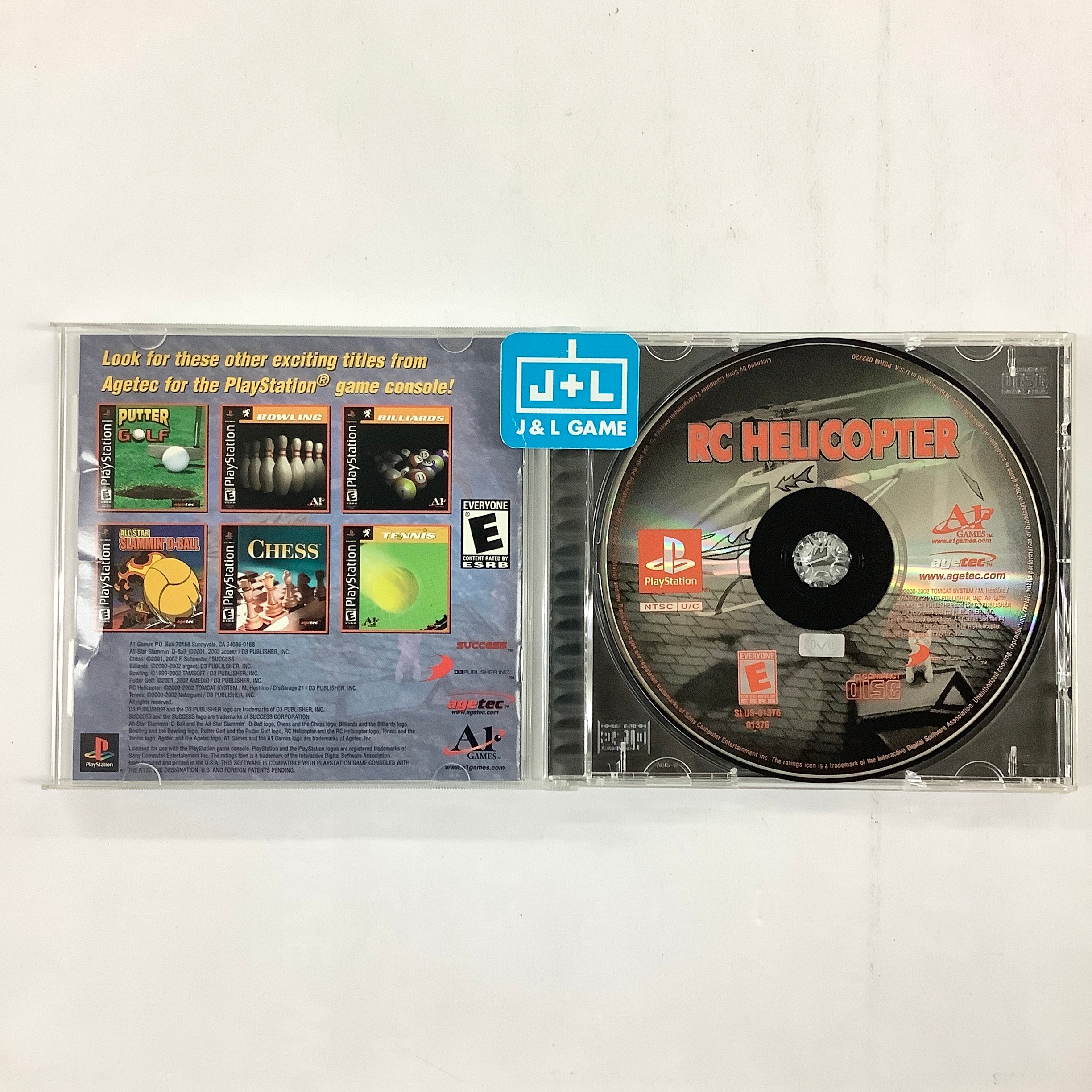 RC Helicopter - (PS1) PlayStation 1 [Pre-Owned] Video Games Agetec   