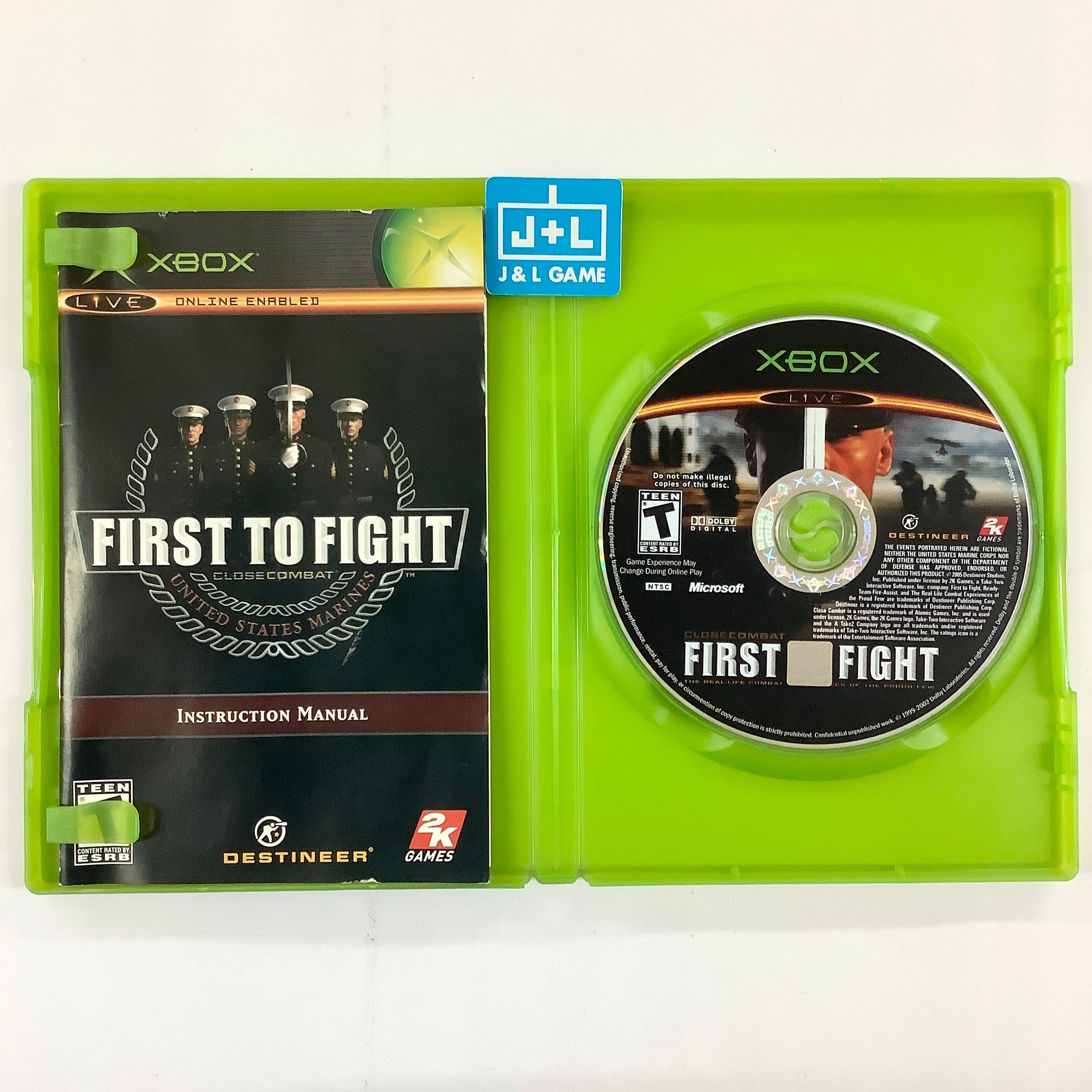 Close Combat: First to Fight - Xbox [Pre-Owned] Video Games 2K Games   