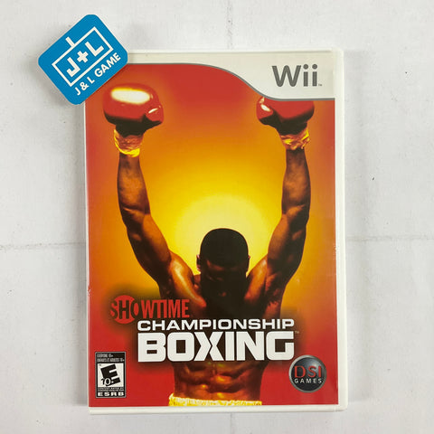 Showtime Championship Boxing - Nintendo Wii [Pre-Owned] Video Games DSI Games   