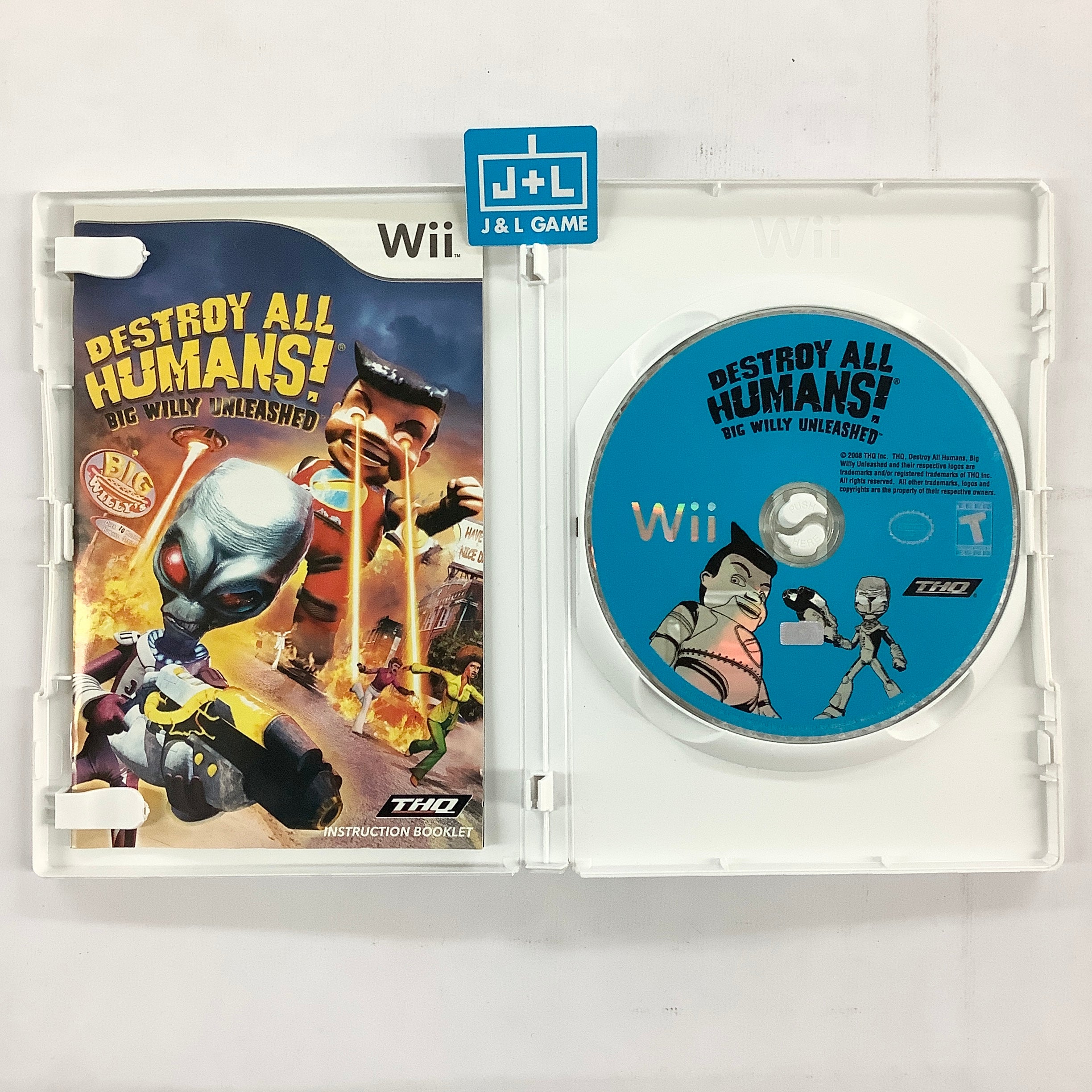 Destroy All Humans! Big Willy Unleashed - Nintendo Wii [Pre-Owned] Video Games THQ   