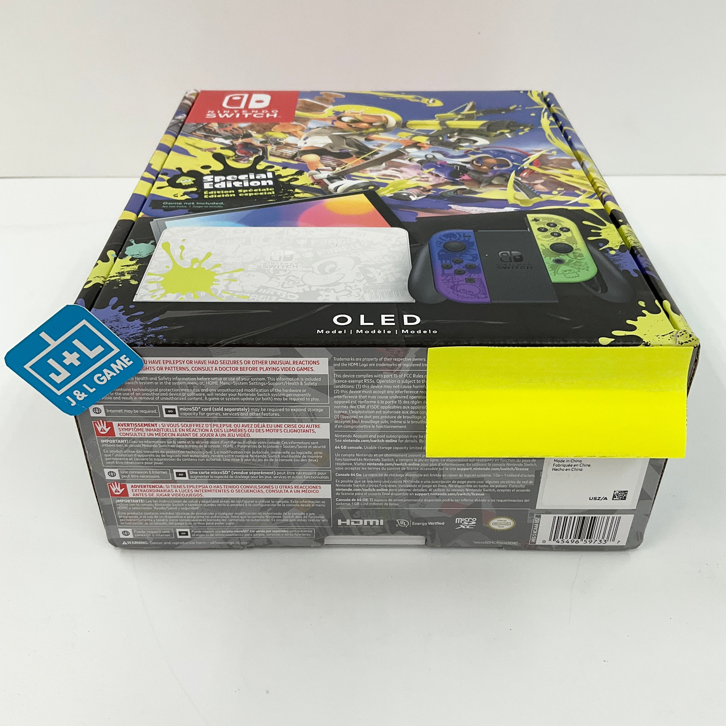 Nintendo Switch – OLED Model Splatoon 3 Special Edition - (NSW) Nintendo Switch CONSOLE Nintendo   